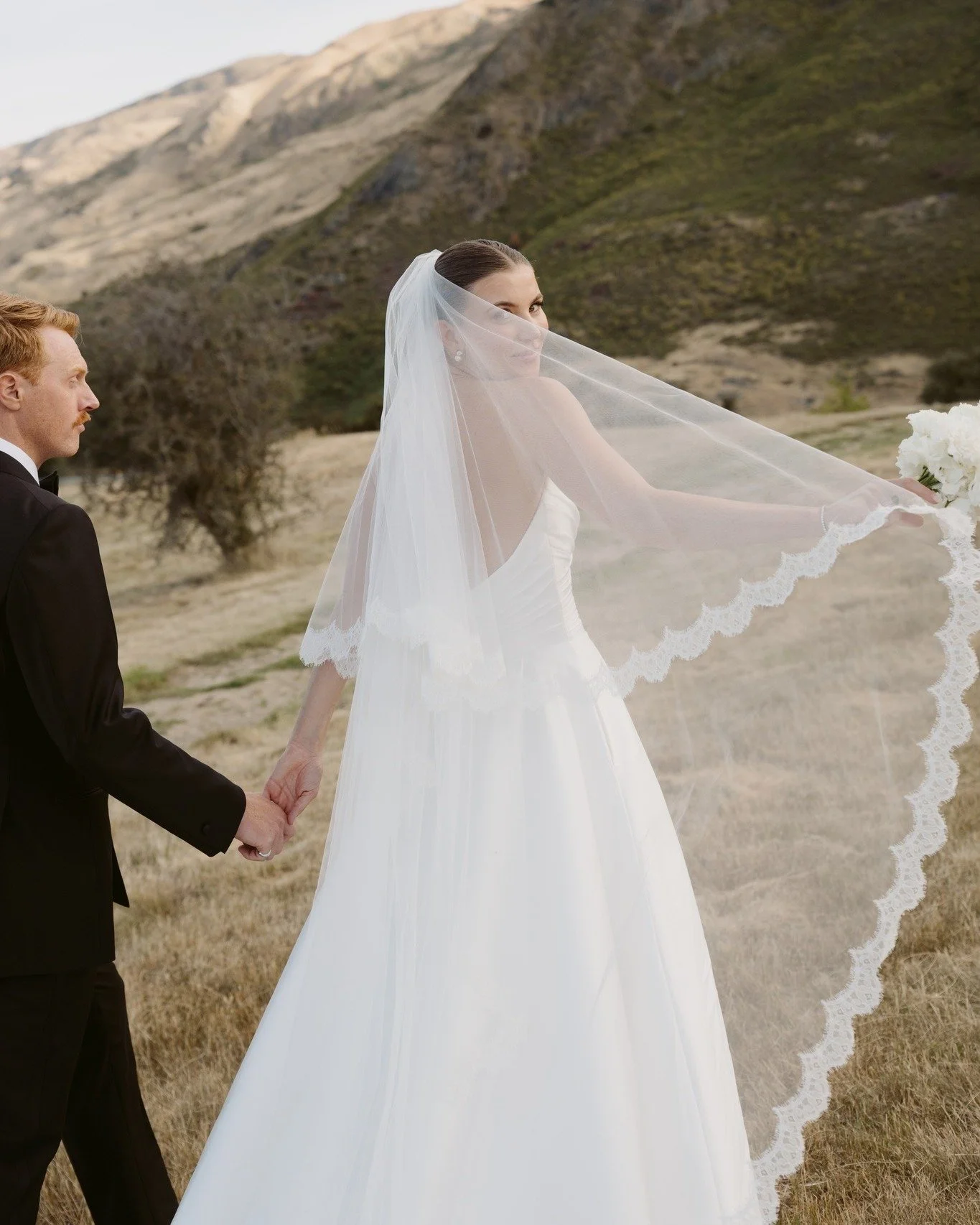 Soft and romantic, Beautiful Belle wears the Jana veil by @peterlangner .
An heirloom in the making, finished with intricate lace trim and designed to be cherished for a lifetime.

Discover our hand curated collection of bridal veils in boutique and 