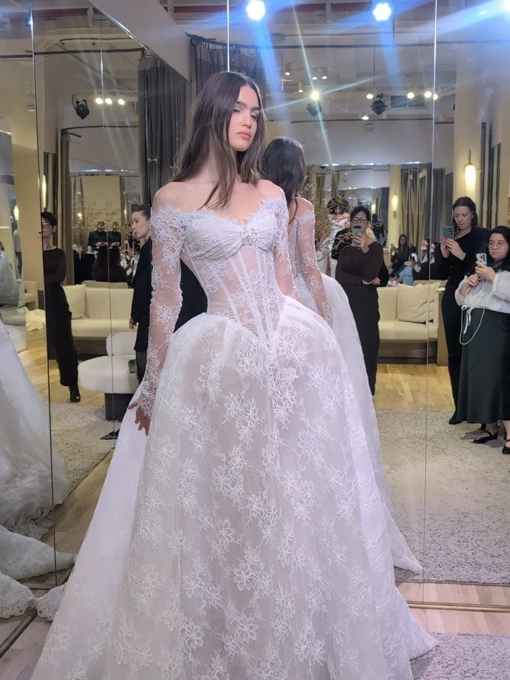 The most exquisite @galialahav basque waist and lace combination.

Discover Galia Lahav&rsquo;s brand new Spring 2027 collection in Sydney from August 20-29.
