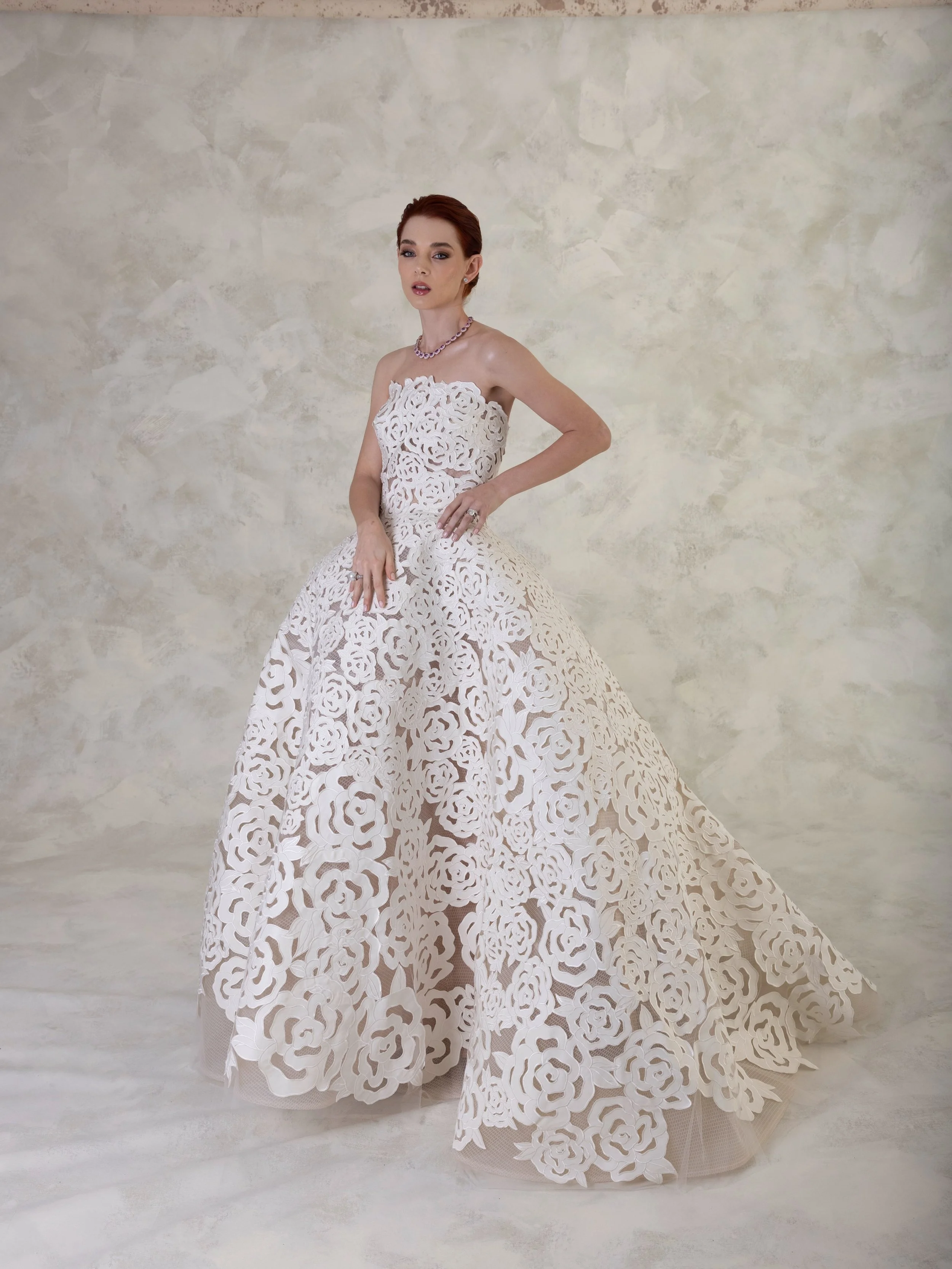 The Rosette. An icon of Oscar de la Renta&rsquo;s signature romance. 

Discover couture craftsmanship at the Australian home of Oscar de la Renta, Helen Rodrigues Bridal.