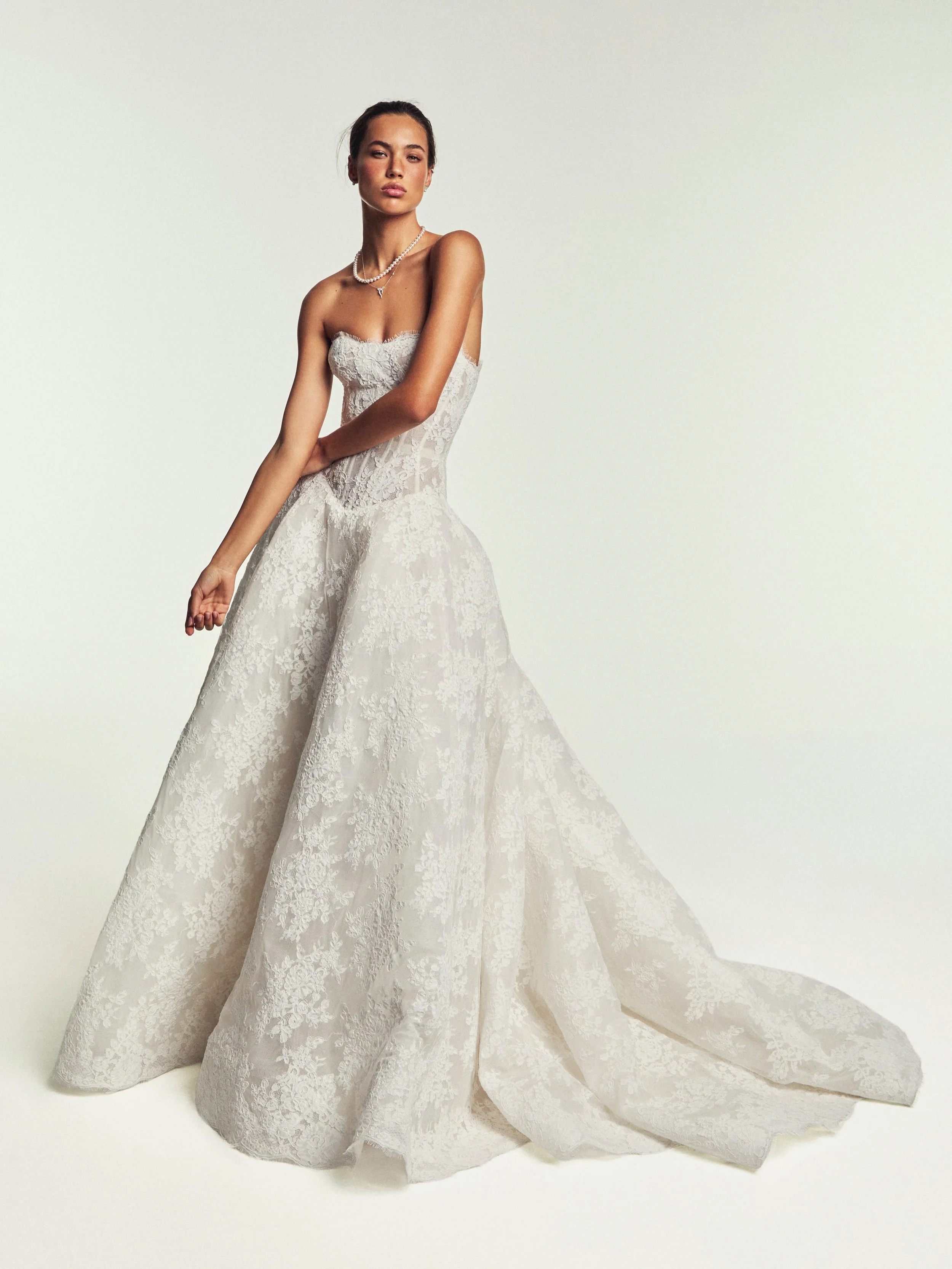 You&rsquo;re invited to discover the Spring 2027 @moniquelhuillierbride collection from November 6-7, a collection that draws inspiration from a modern-day Brigette Bardot, where tradition is reimagined, revealing a new kind of relaxed, bridal femini