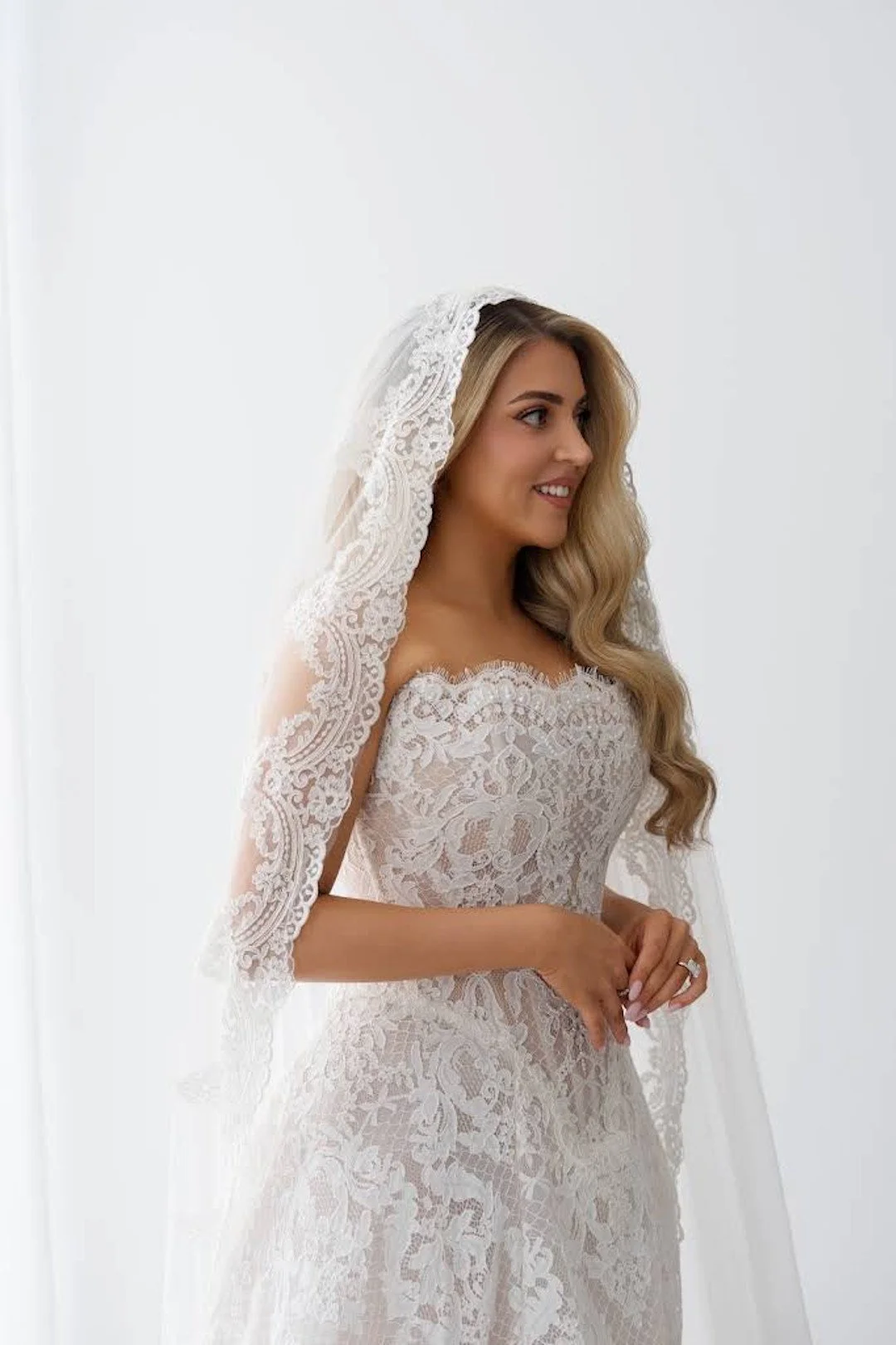 Laura wearing Galia Lahav