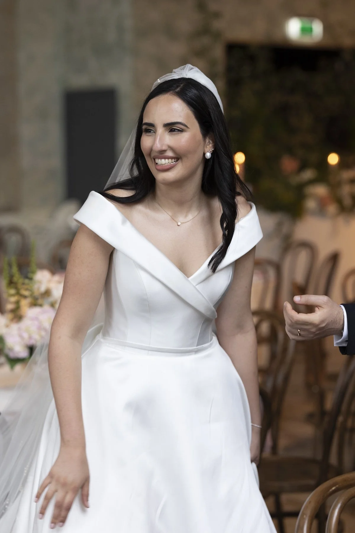 Katherine wearing Suzanne Neville