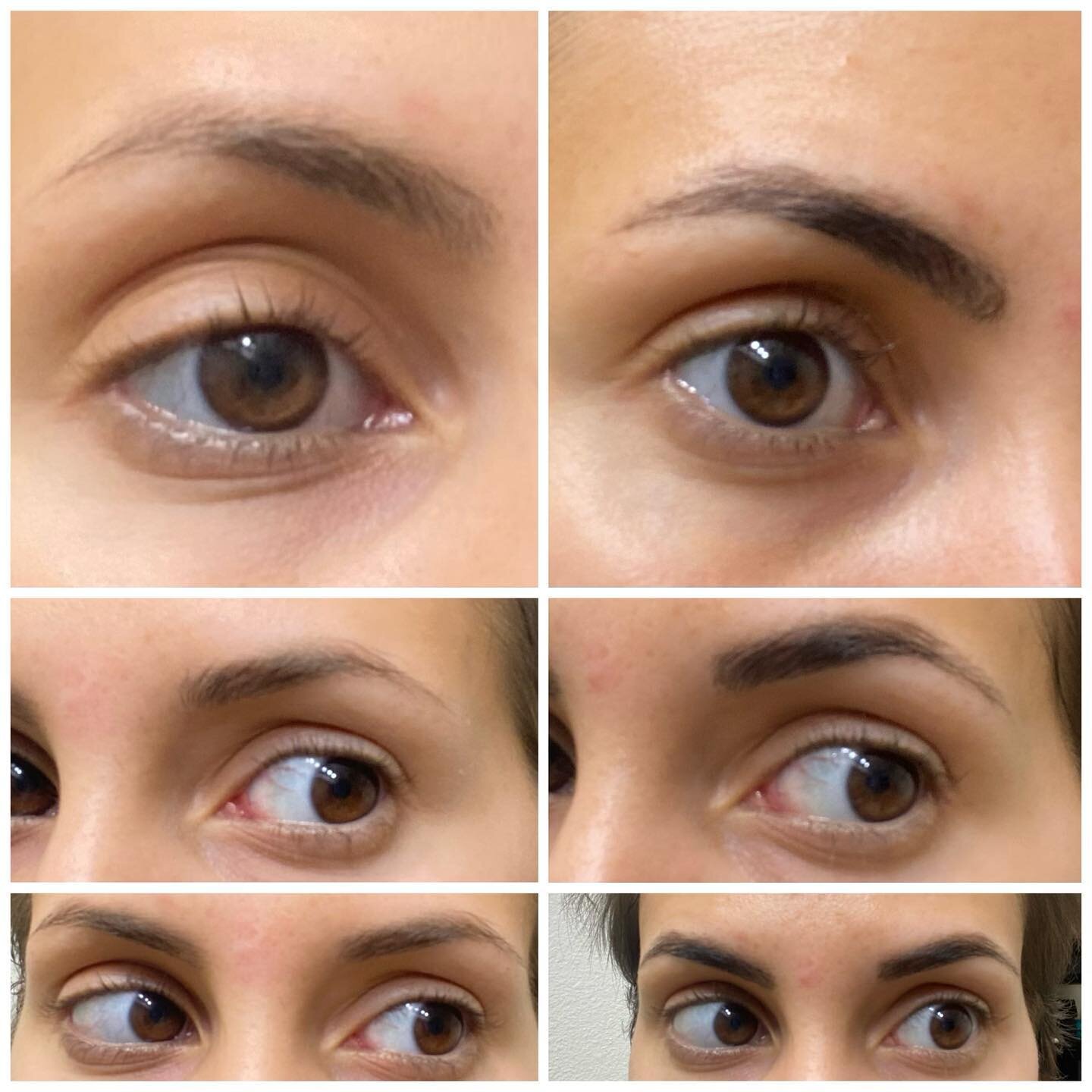 Starting in June, we will be offering brow tint and lamination. 

 Brow lamination semi-permanently sets the eyebrow hairs in a vertical direction, making them appear brushed up. The result gives a fuller, more uniform and defined look.

In addition 