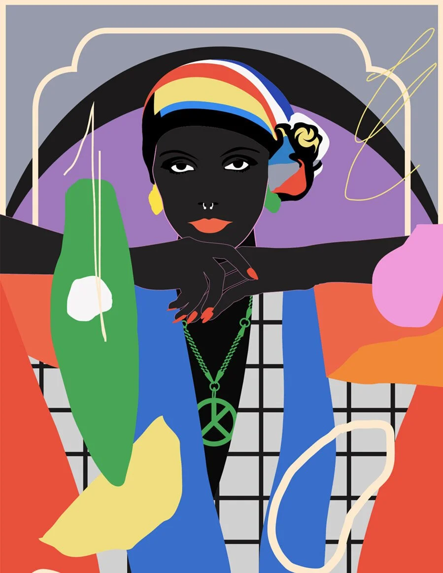 Colorful Woman