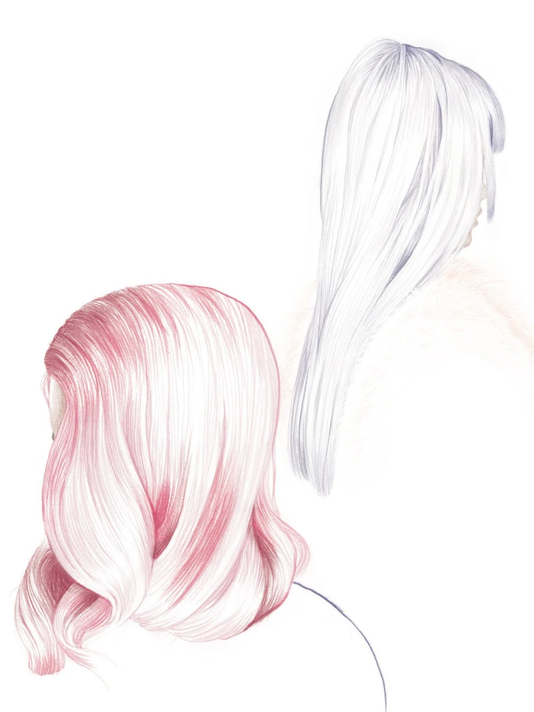 Pink and Silver Hues