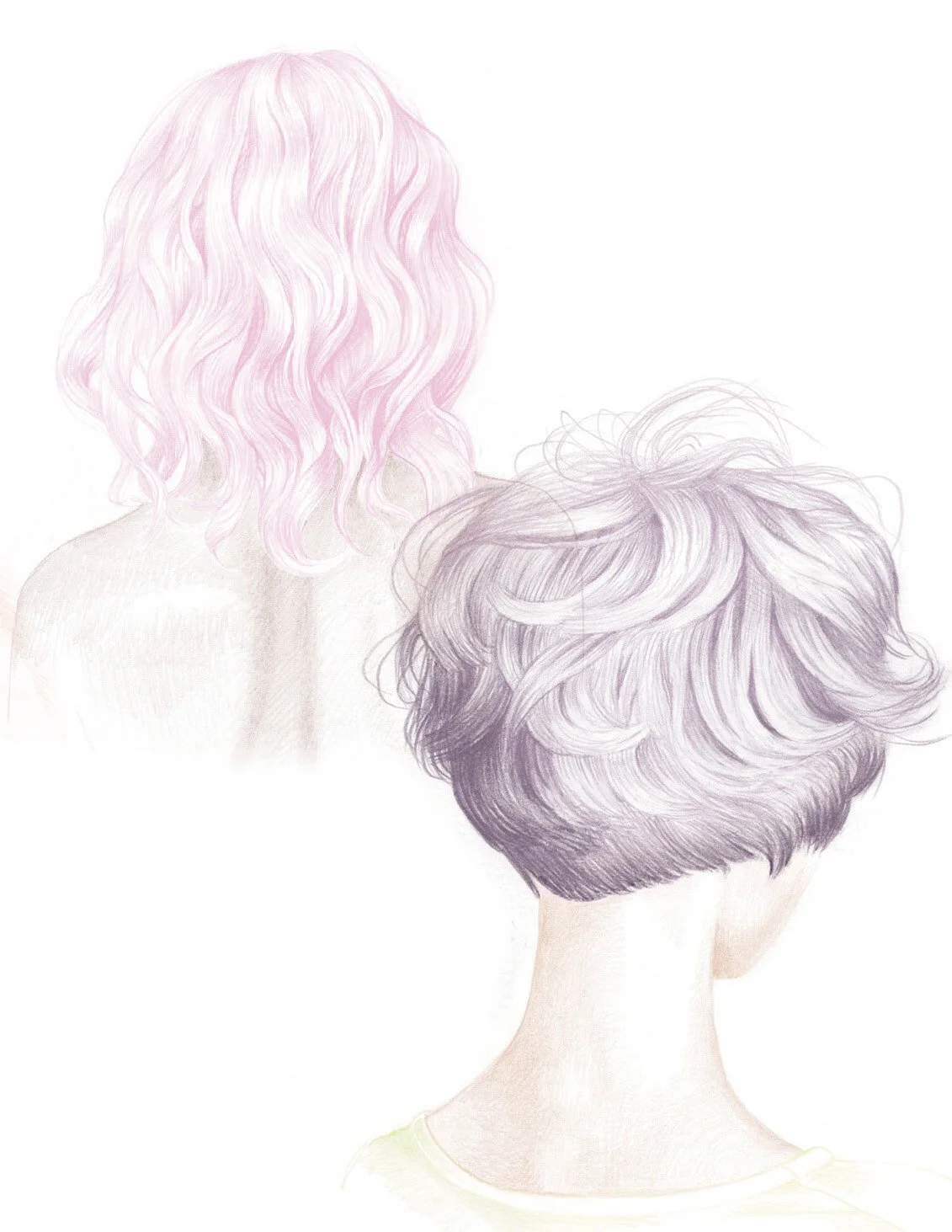 Waves of Pink and Purple