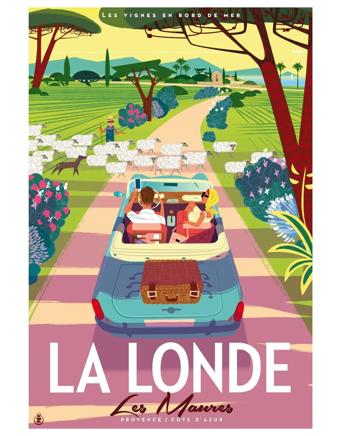 Herding Sheep in La Londe