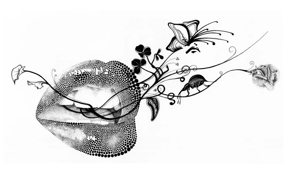 Flowers on the Lips