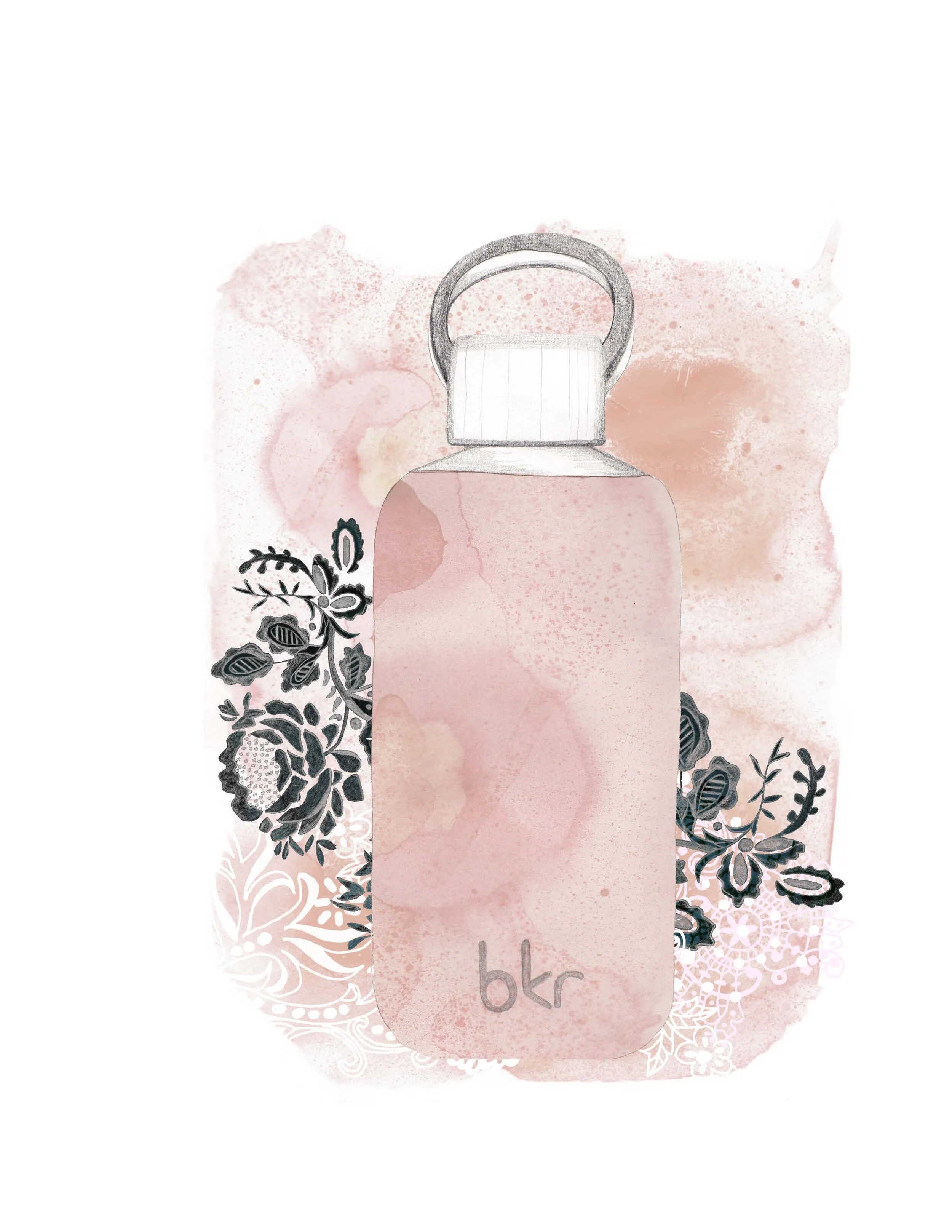 Pink BKR Bottle