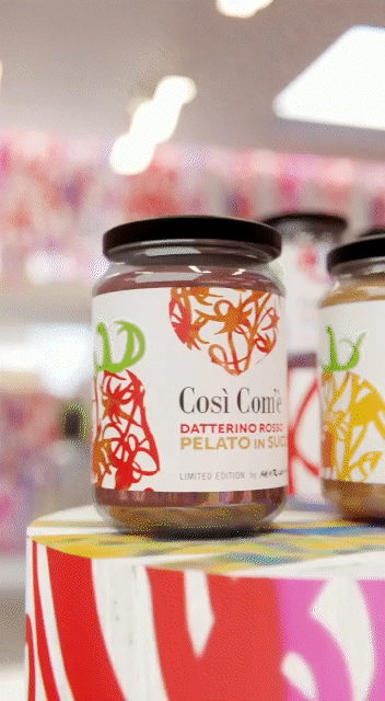 Ad campaign on Marco Gallotta's project with Così Com'è in which he design special edition packaging. Marco Gallotta is represented by Traffic NYC, TrafficArts, and Traffic Creative Management.