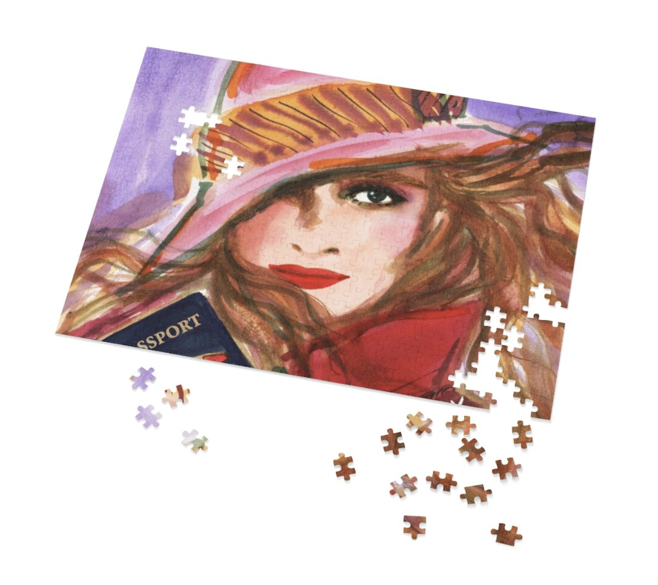 "Fly Girl" Jigsaw Puzzle by Izak Zenou