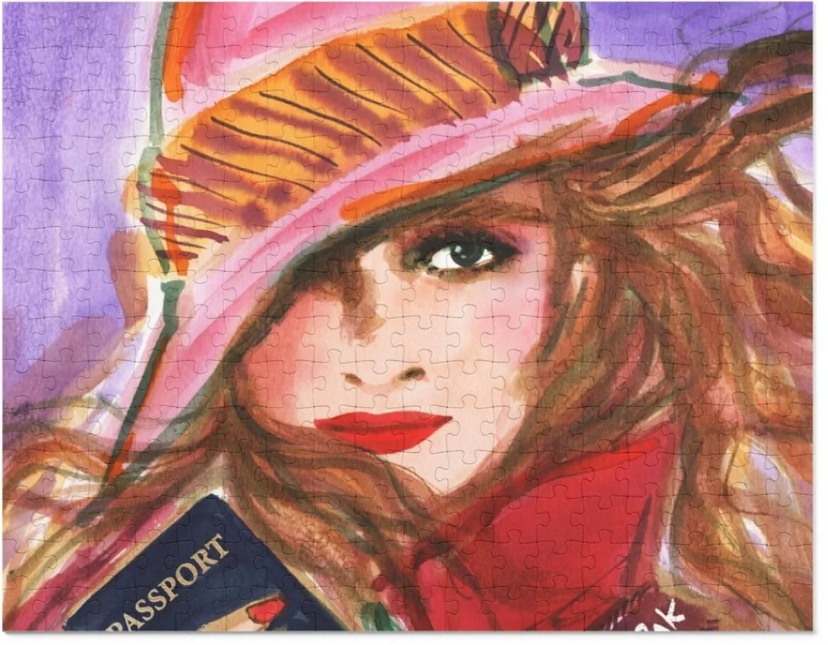 "Fly Girl" Jigsaw Puzzle by Izak Zenou