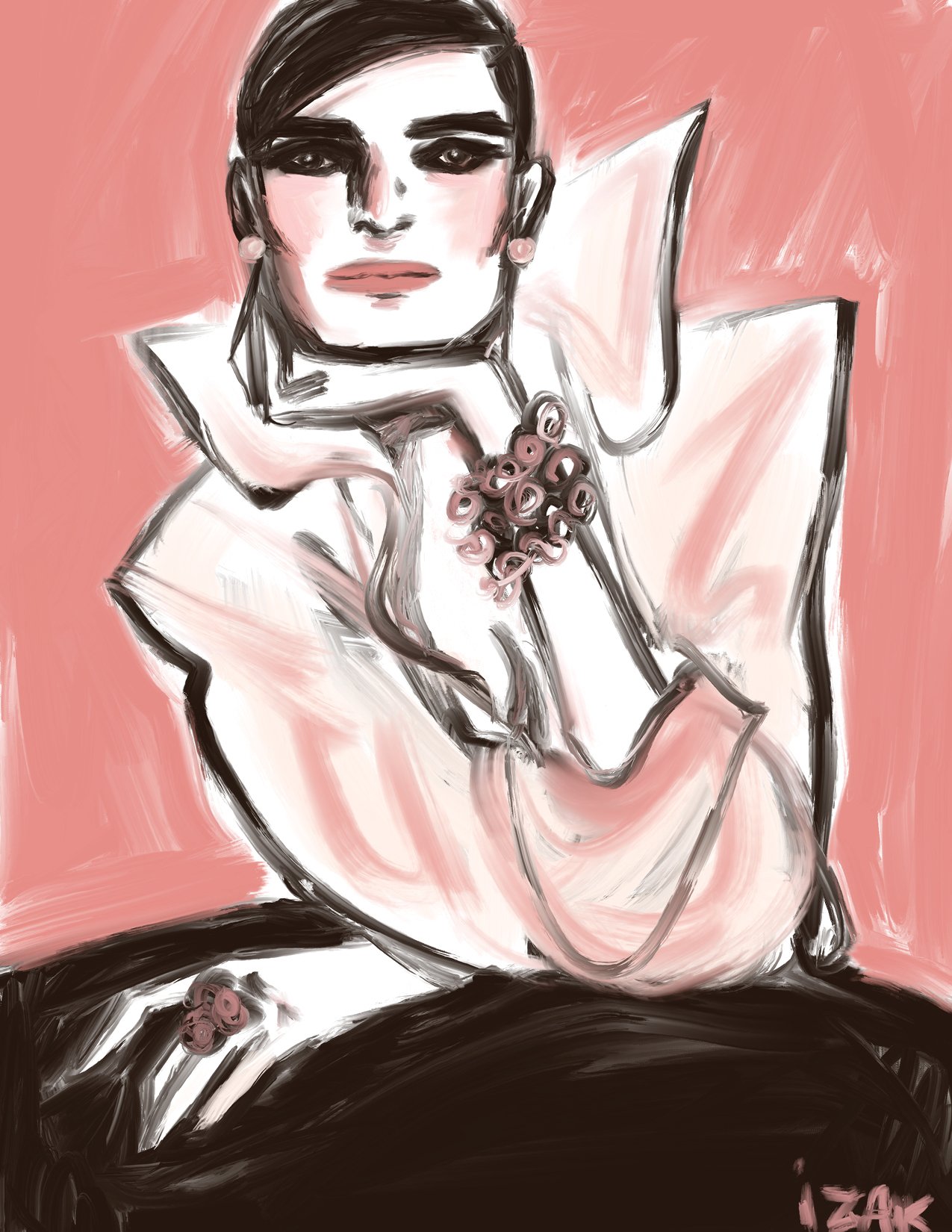 Izak_Zenou_Fashion_Illustration_Portrait_High_Collar_Editorial.jpg