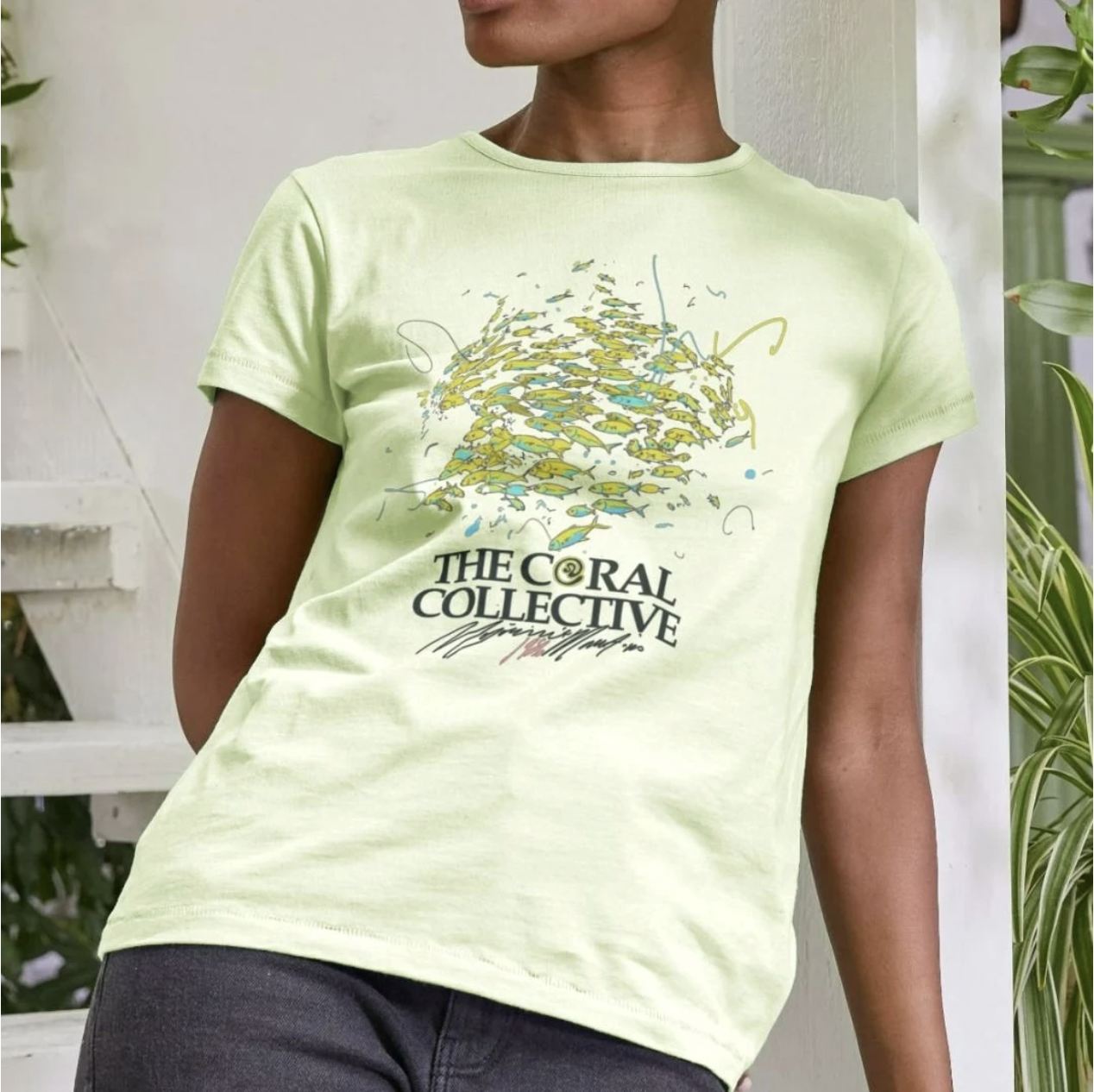 Coral_Collective_Merch_Tshirt_Mockup_Yellow&Green.png