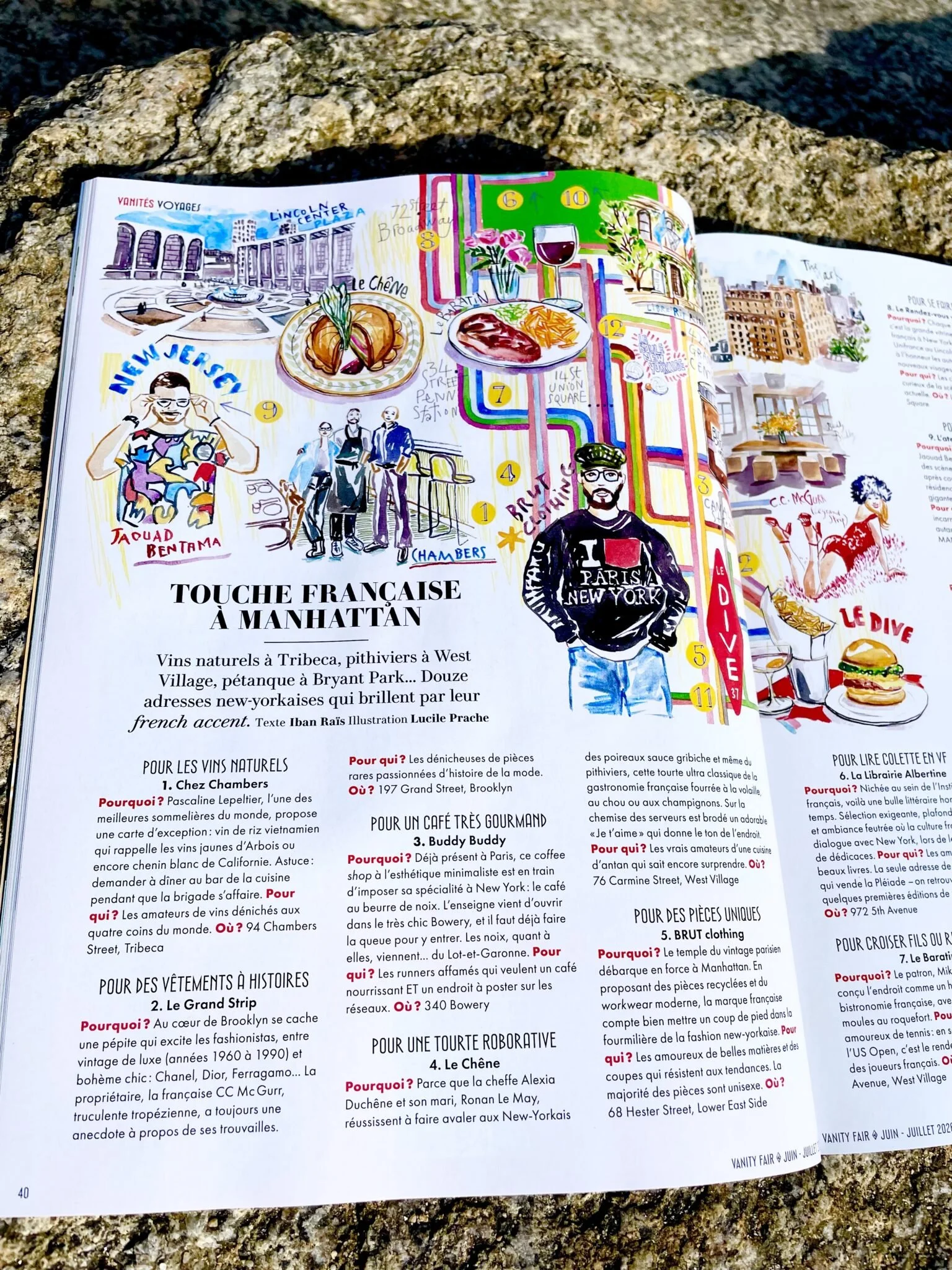 Lucile Prache_Vanity Fair 2026 Foodie illustrator and french artist represented by Traffic NYC