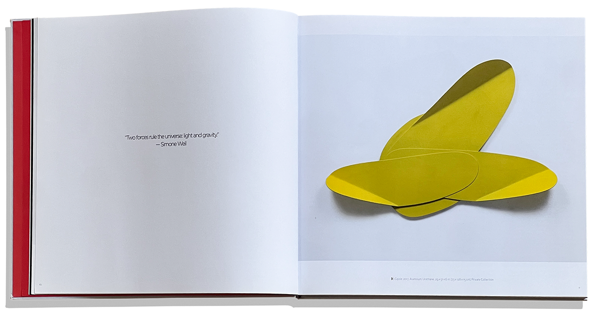 Brad Howe California sculptor and contemporary artist engages the art collector with his unique work. This artist tomb is entitled A Dance of Atoms.