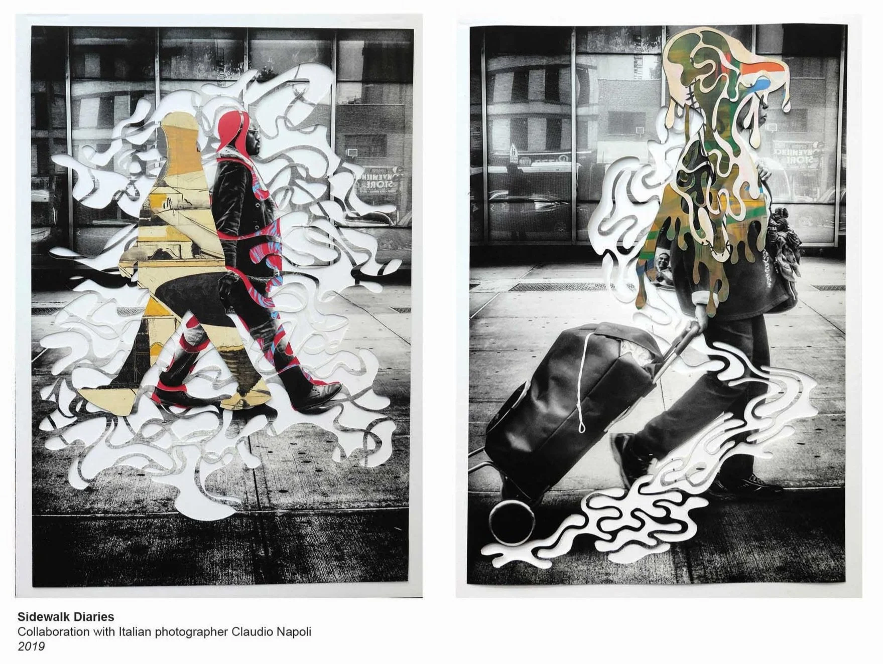 Decoupage artist Marco Gallotta uses paper cutting techniques to also create portraits along with cityscapes