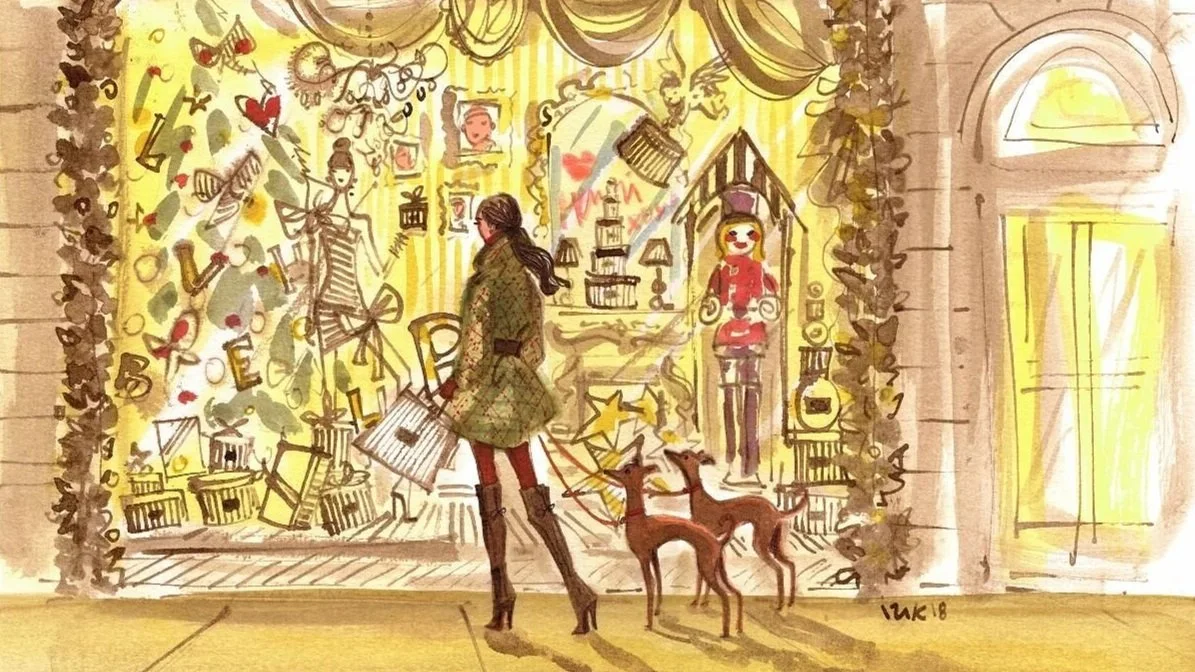 Izak Zenou illustrations for the Holidays