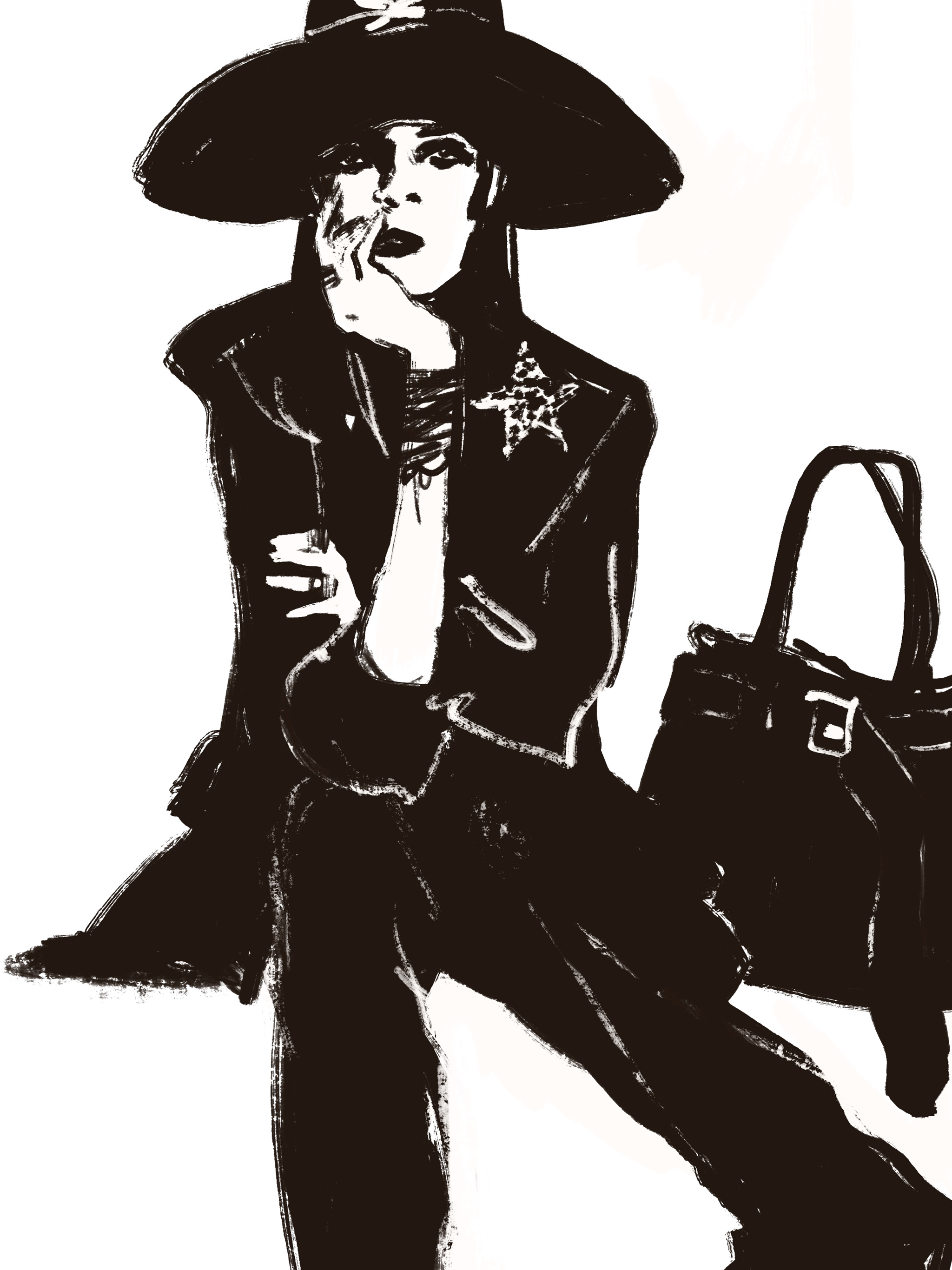 Fashion Illustration is not dead! Izak Zenou is the best illustrator for fashion today. Hire a fashion illustrator. Looking for a fashion illustrator.