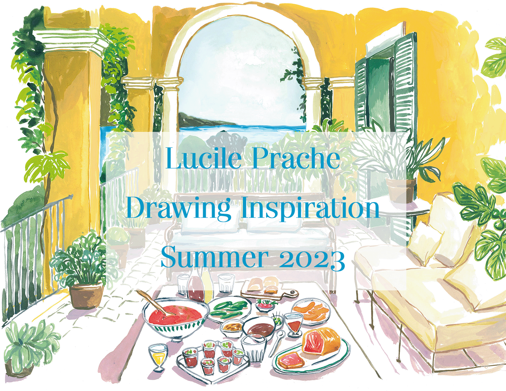 Lucile Prache is the illustrator behind Lucile's Kitchen. She is represented in the United States by Traffic Creative Management