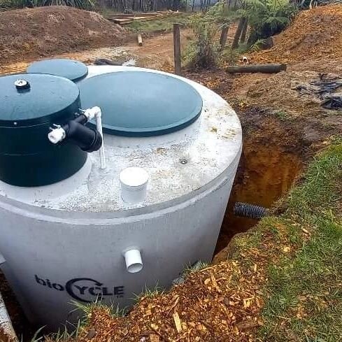 Getting the mahi done. Septic tank and drainage install for one of our Clevedon clients!!