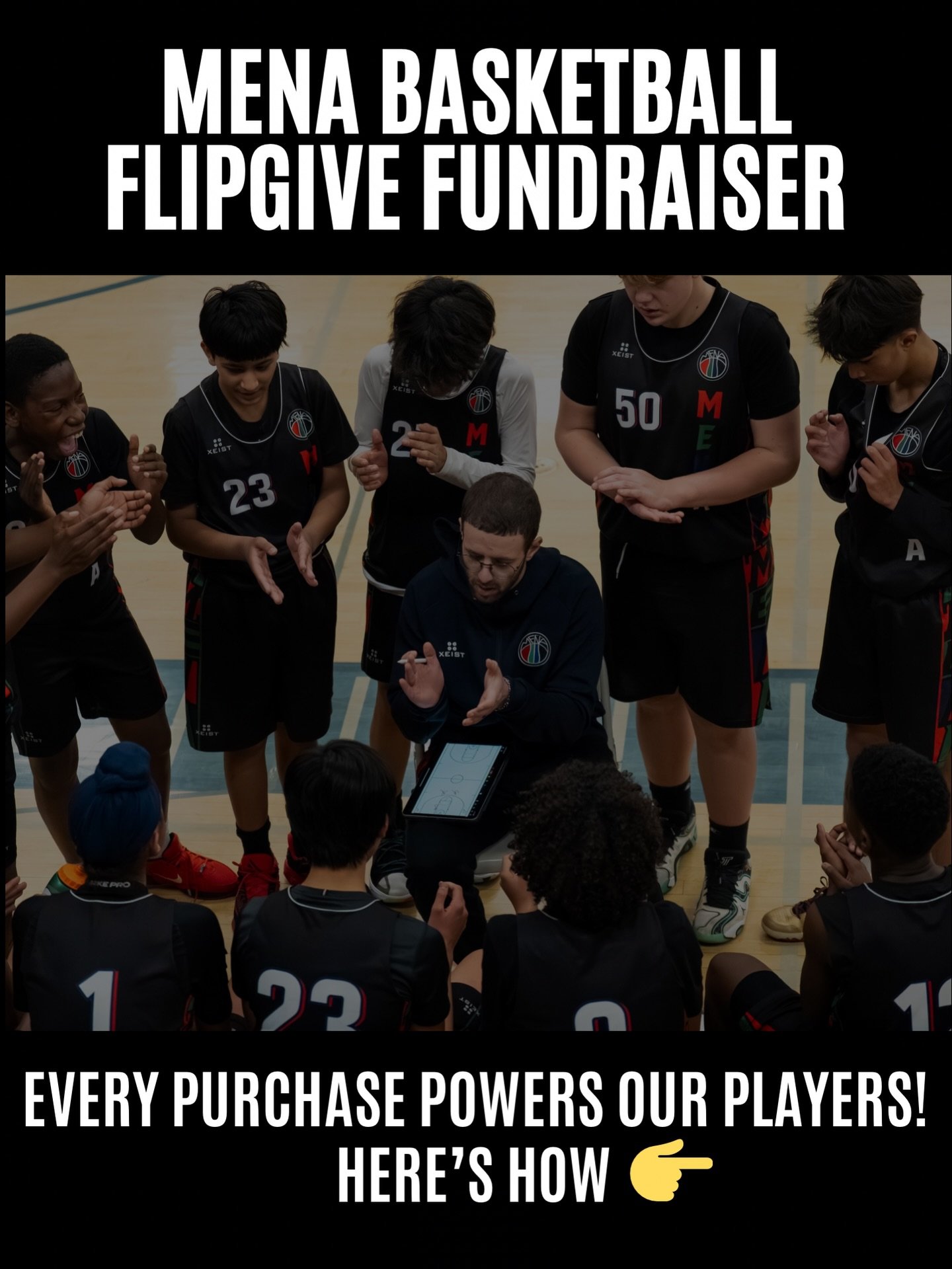 🎁 Shop your favourites, give back! Every purchase on the FlipGive app supports our athletes. Happy holidays! 🏀✨
