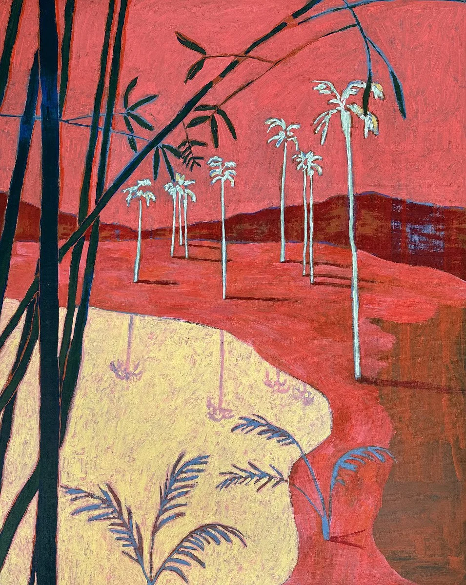  The Red Grove  
Acrylic on canvas 
100 x 80 cm 
 €2900,- 