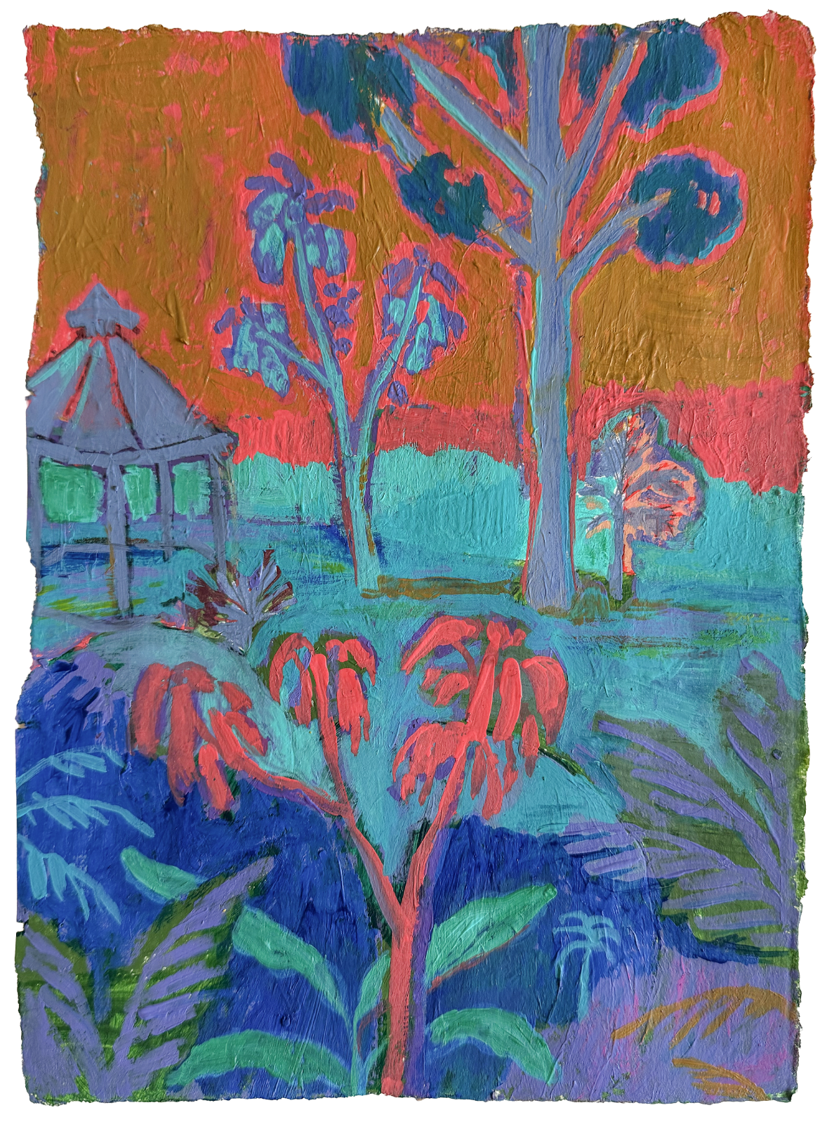  Sapphire Solace  
Acrylic & pencil on paper 
22,5 x 16,5 cm 
 Sold 