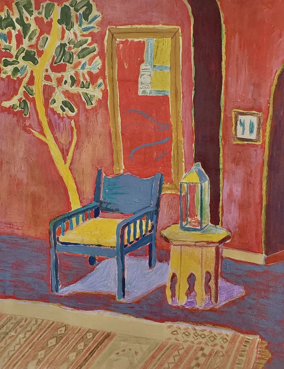  Waiting Tree  
Acrylic, pencil & oil pastel on paper 
21 x 16,8 cm 
  