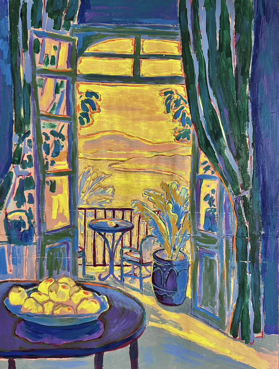  Invitation of Silence  
Acrylic on paper 
40x30 cm 
 €770,- 