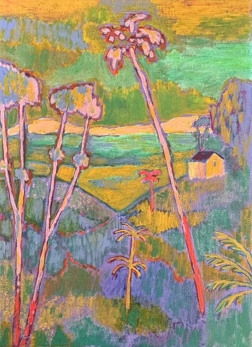  A Familiar Kind of Distance  
Acrylic on canvas 
22 x 16 cm 
  
