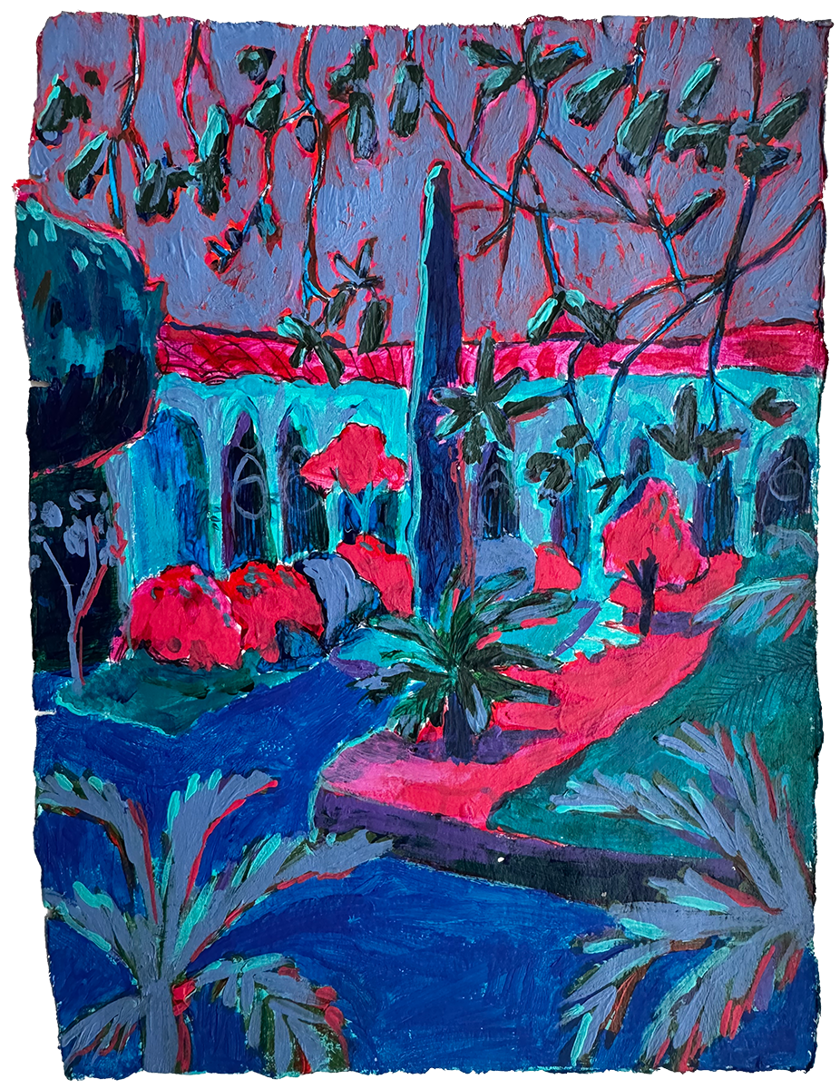  Silent Harmony  
Acrylic on paper 
22,5x17 cm 
 €450,- 