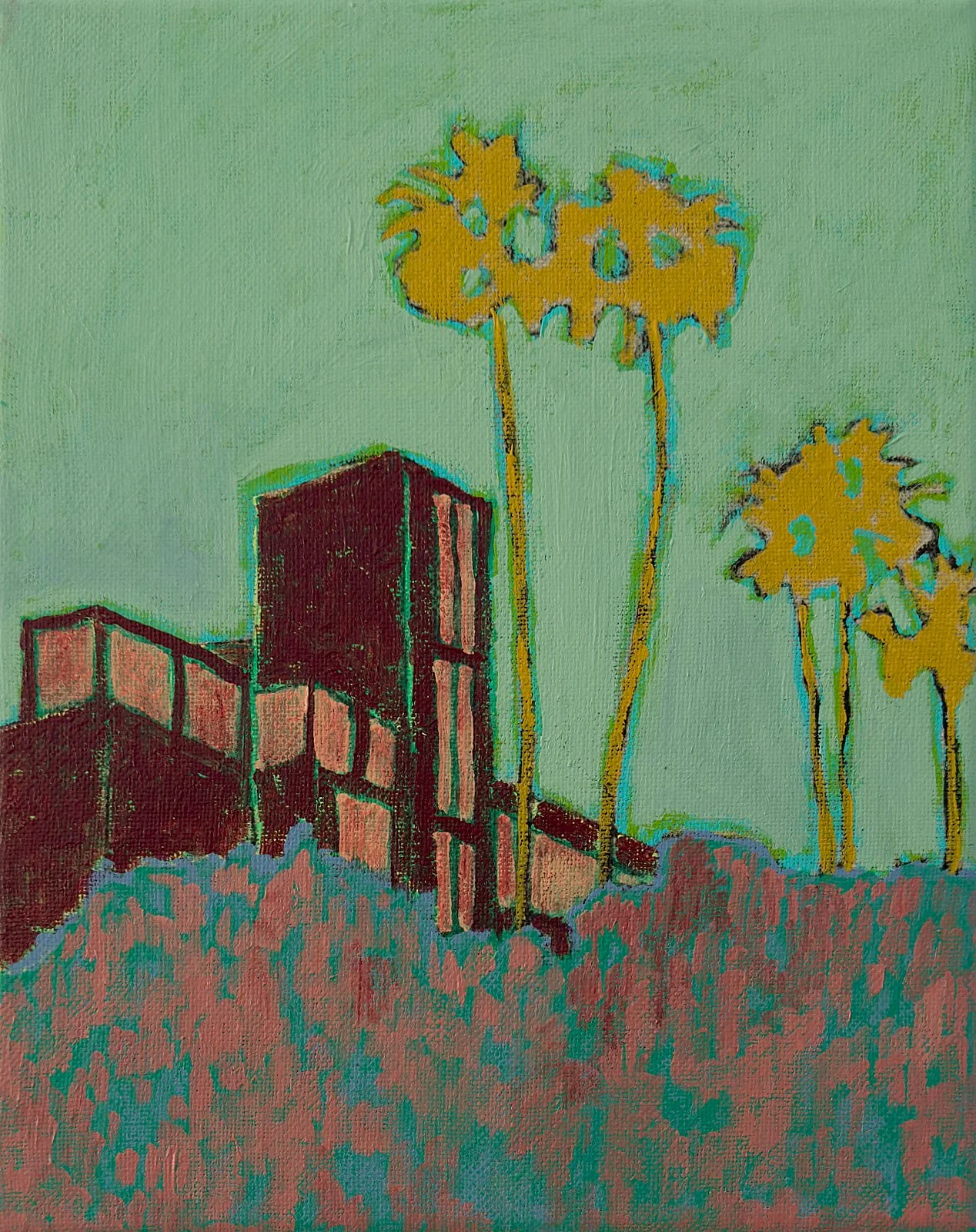  When It Became A Garden  
Acrylic & charcoal on canvas 
30 x 24 cm 
 
Available through Contempo
 €890,- 
