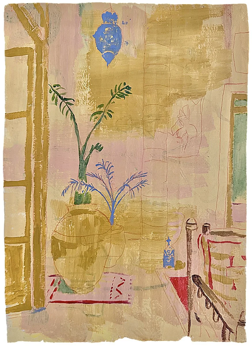  Traces of Presence  
Acrylic & pencil on paper 
33 x 24,5 cm 
  