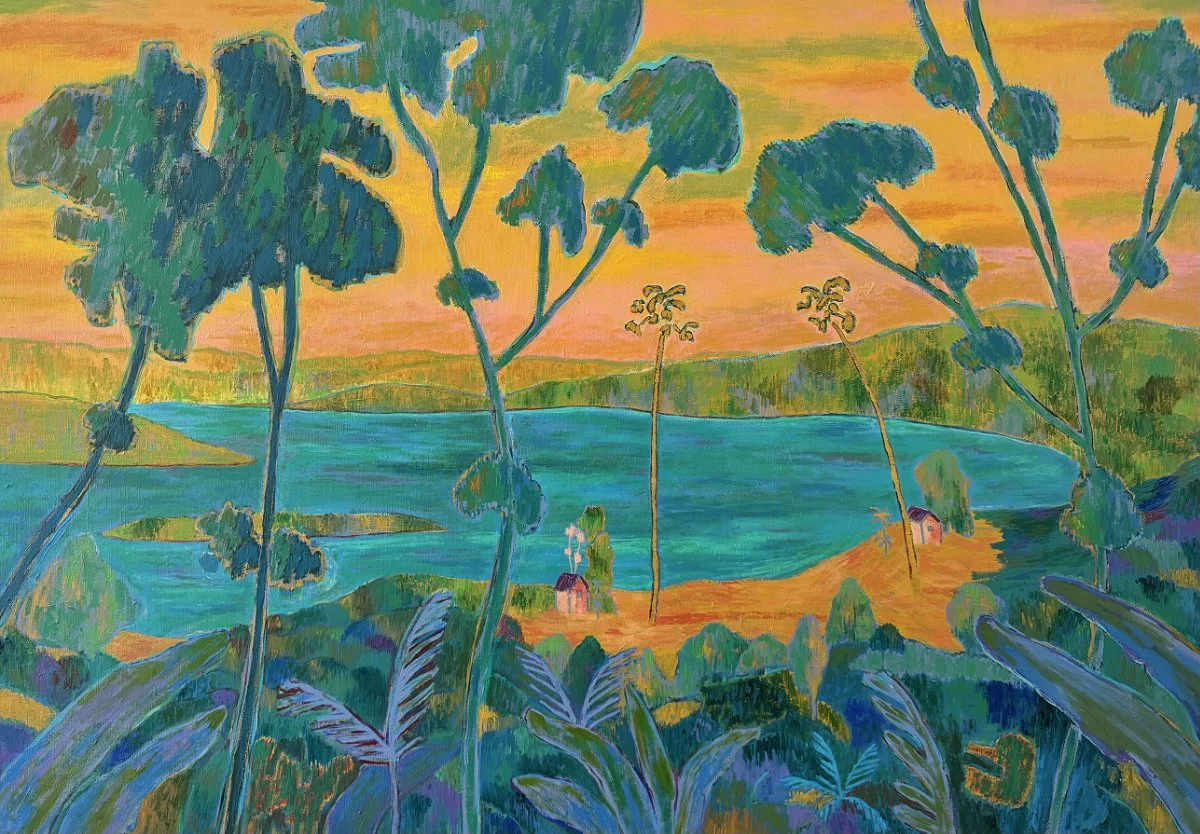  Imagined Landscape 7  
Acrylic on canvas 
70 x 100 cm 
  