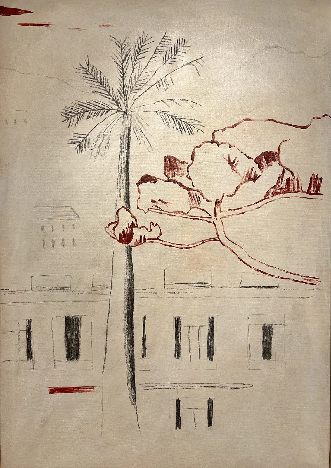  Memories 27  
Acrylic & charcoal on canvas 
100 x 70 cm 
 Private Collection 