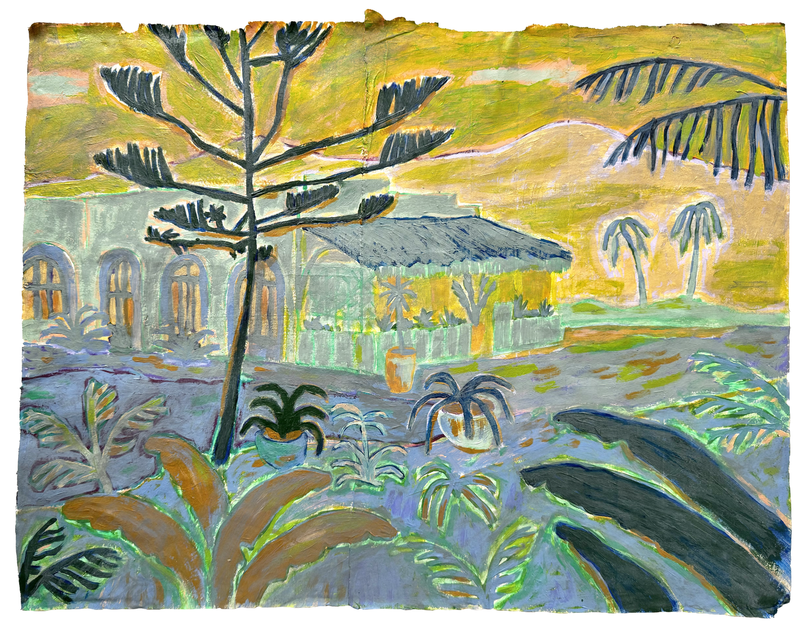  Imagined Landscape 15  
Acrylic on paper 
33 x 43,5 cm 
 Sold 