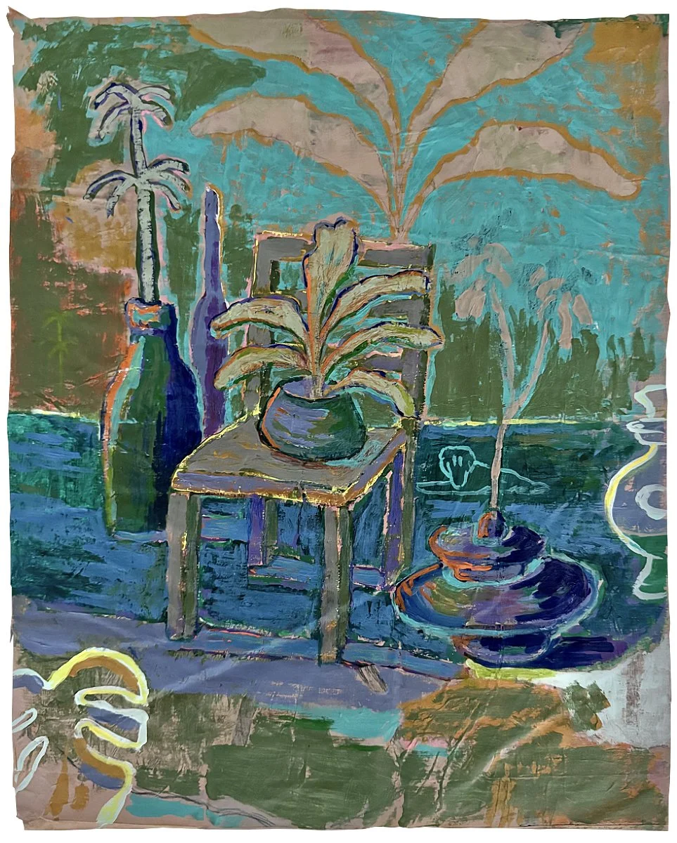  Conversations 4  
Acrylic on paper 
32 x 26 cm 
2026