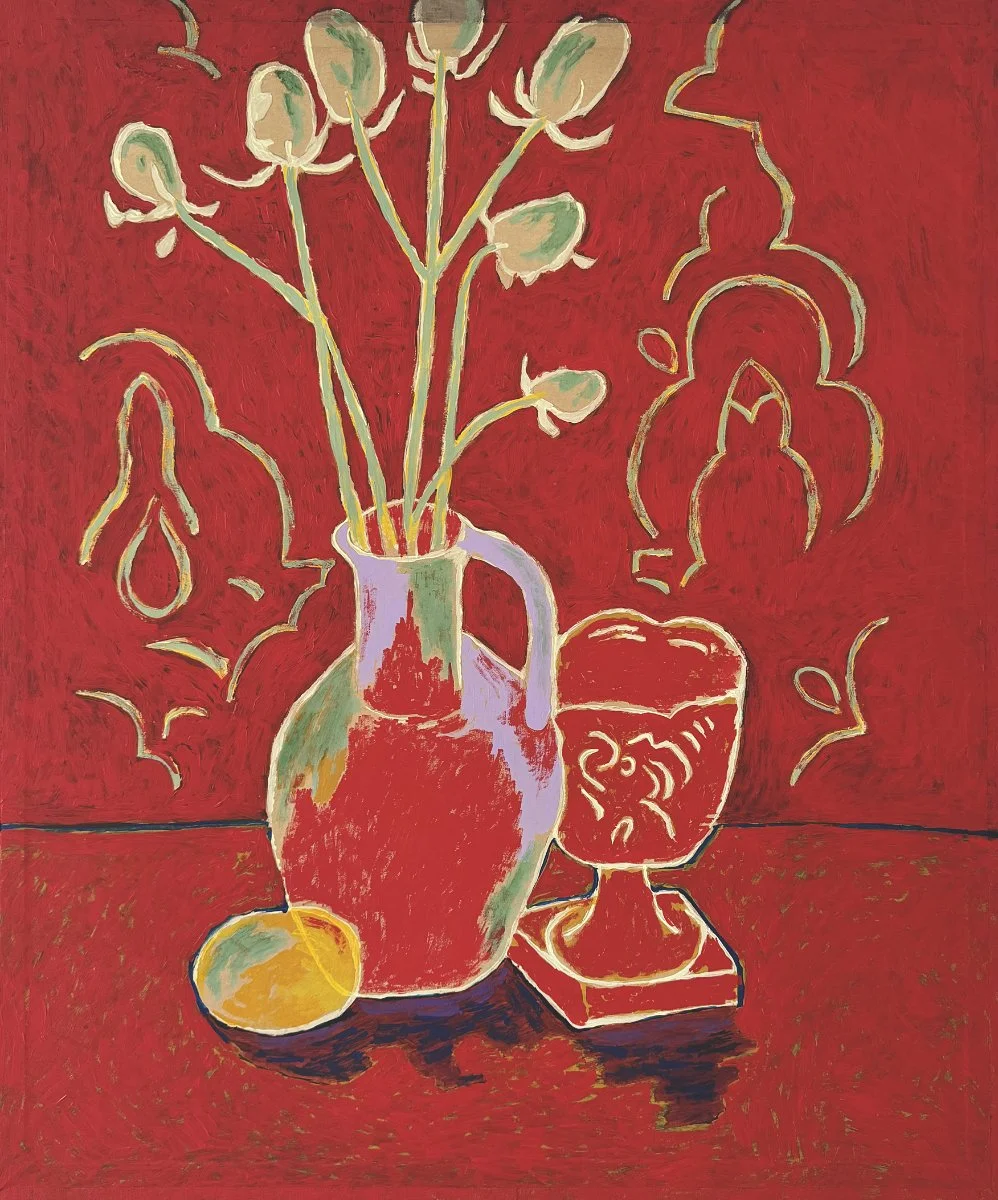  Pitcher, Lemond and Seven Flowers  
Acrylic on box 
66 x 55 cm 
  