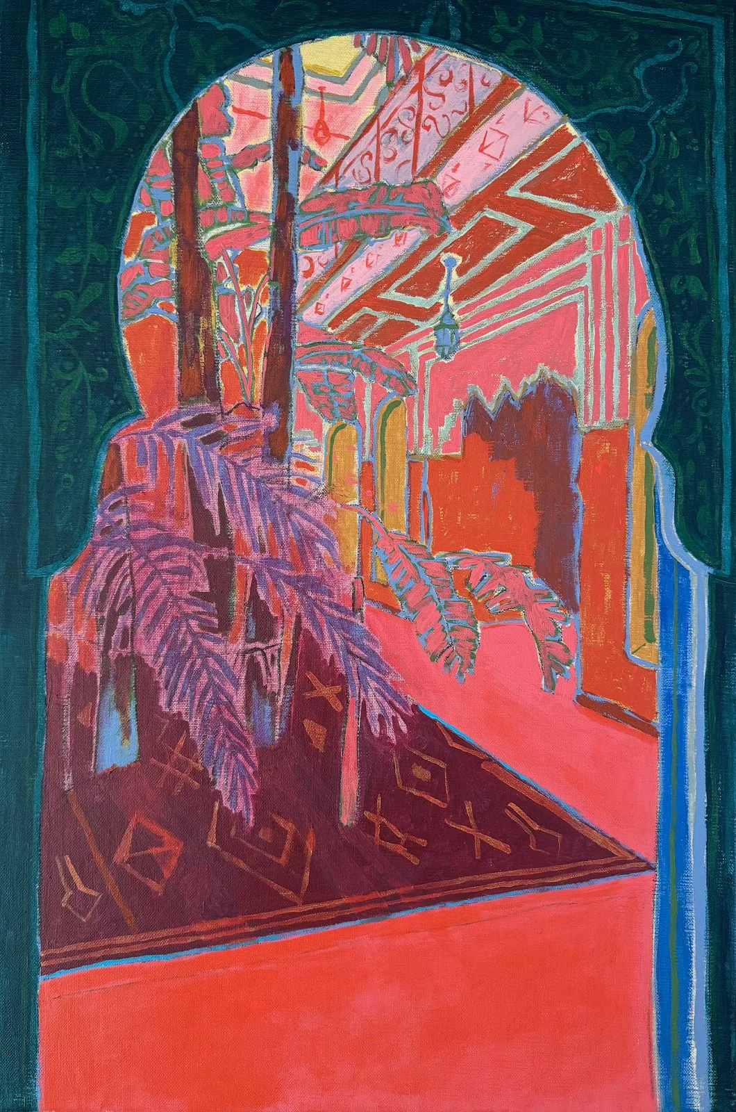 Where I Felt at Home  
Acrylic on canvas 
60 x 40 cm 
 €1600,- 
