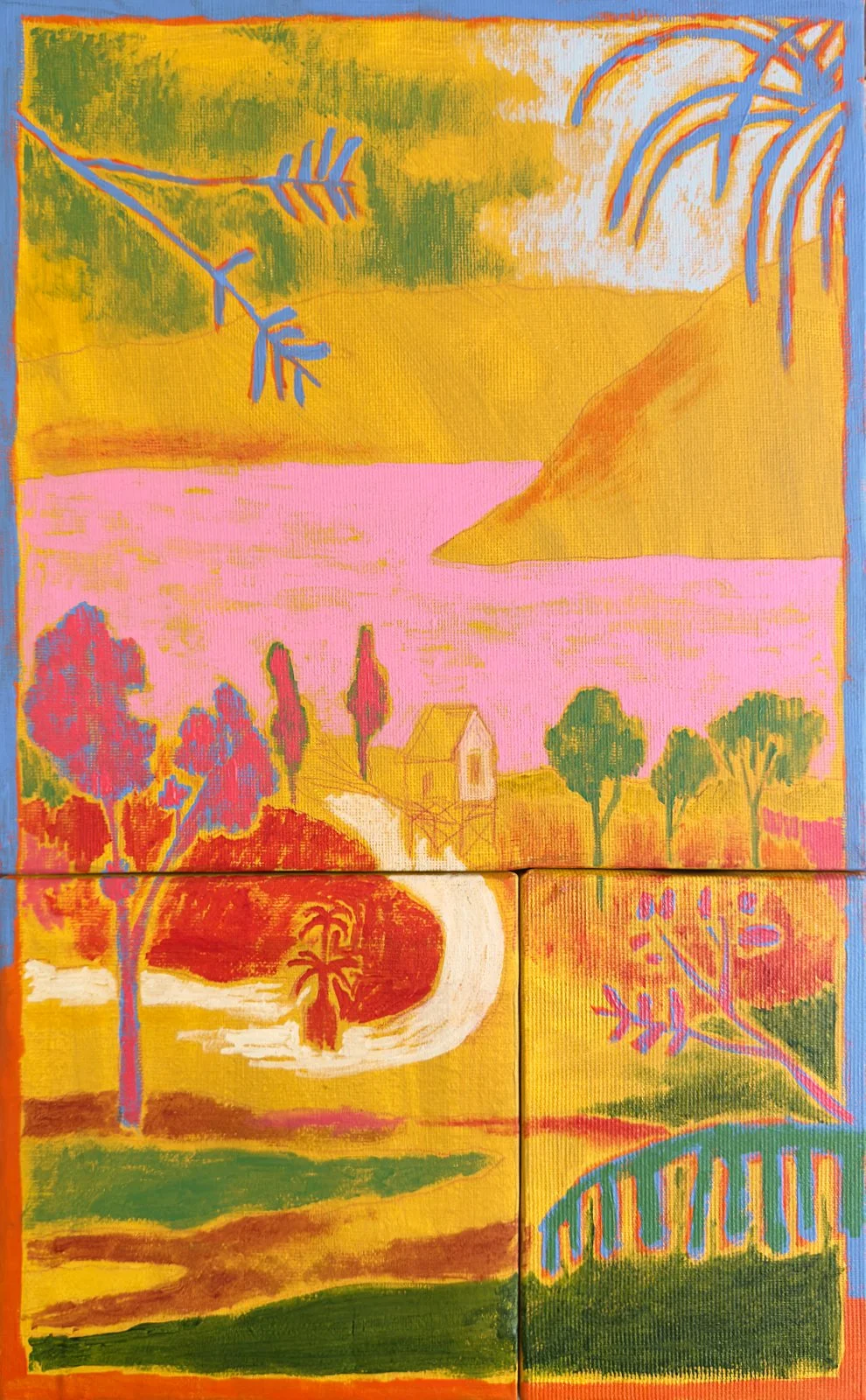  Atlas Fragment 10  
Acrylic on canvas 
40 x 25 cm 
 
Available through Rigotang
 €1050,- 
