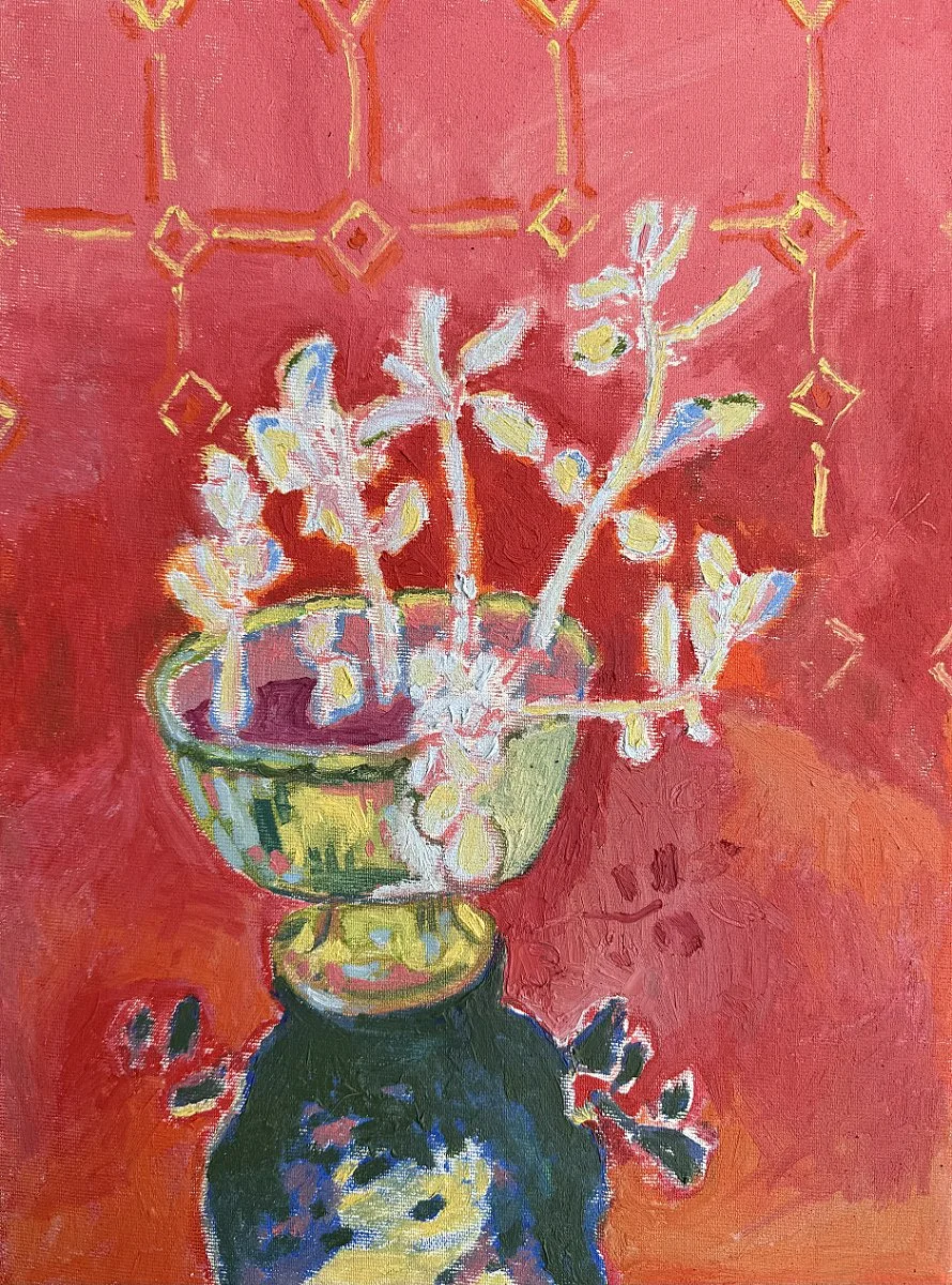  Quiet Bloom of Memory  
Oil on canvas 
40 x 30 cm 
 Private collection 