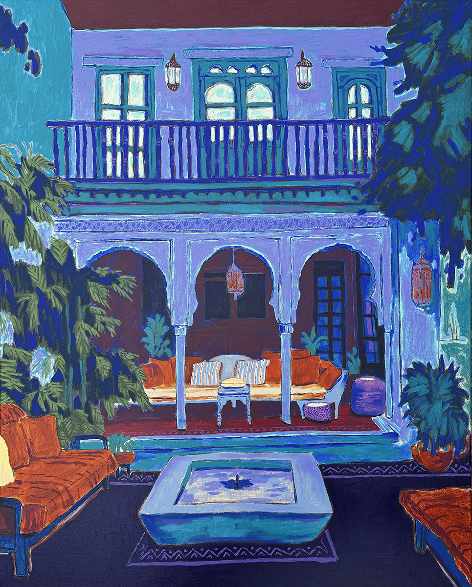  Echoes of an Evening Embrace  
Acrylic on canvas 
120x100 cm 
2025 
 Sold 