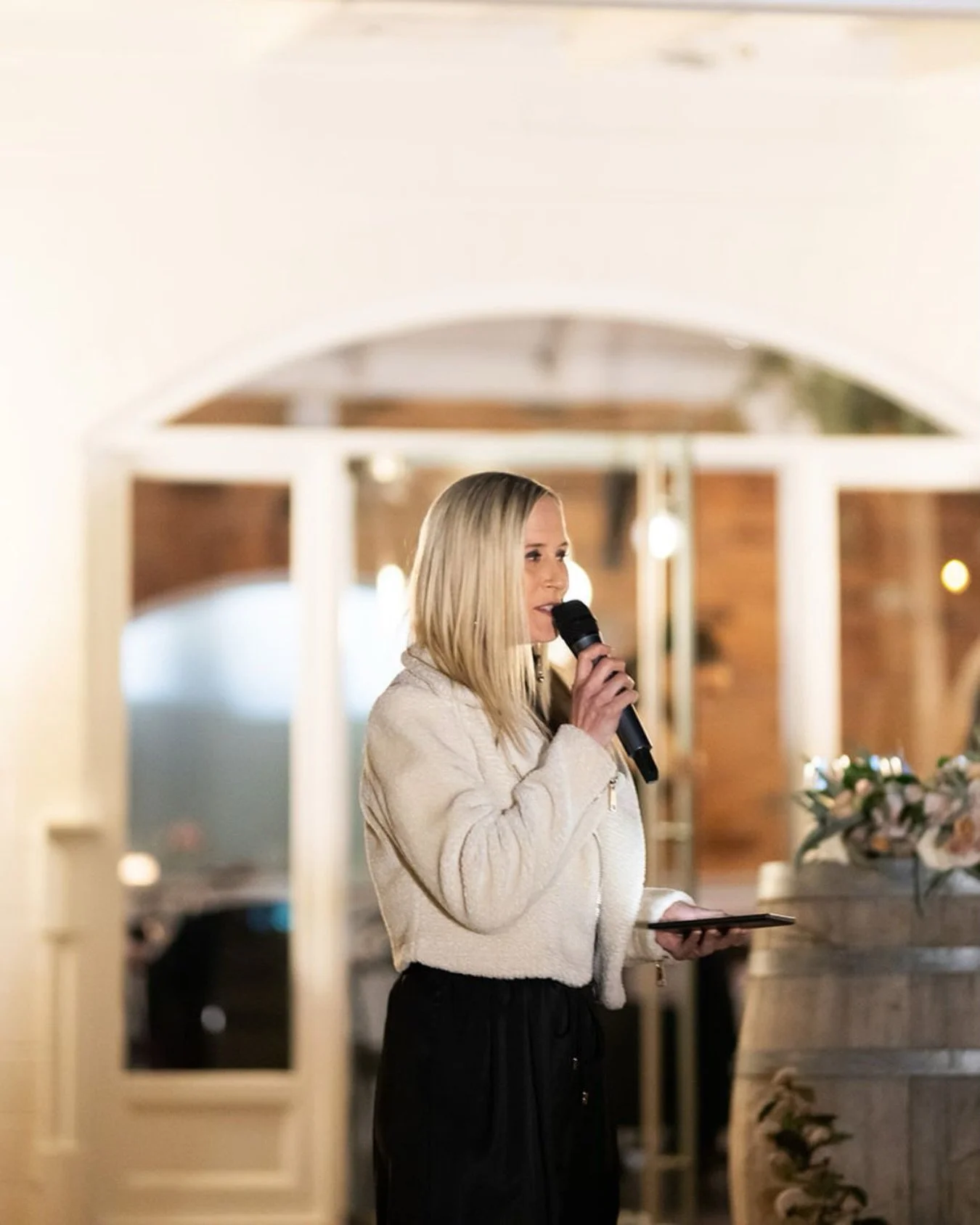 I love winter weddings! It doesn&rsquo;t matter what the weather&rsquo;s doing outside, when you&rsquo;re surrounded by your favourite people, celebrating your love, that&rsquo;s where all the winter warmth is 🔥

This moment was at The Farm Yarra Va