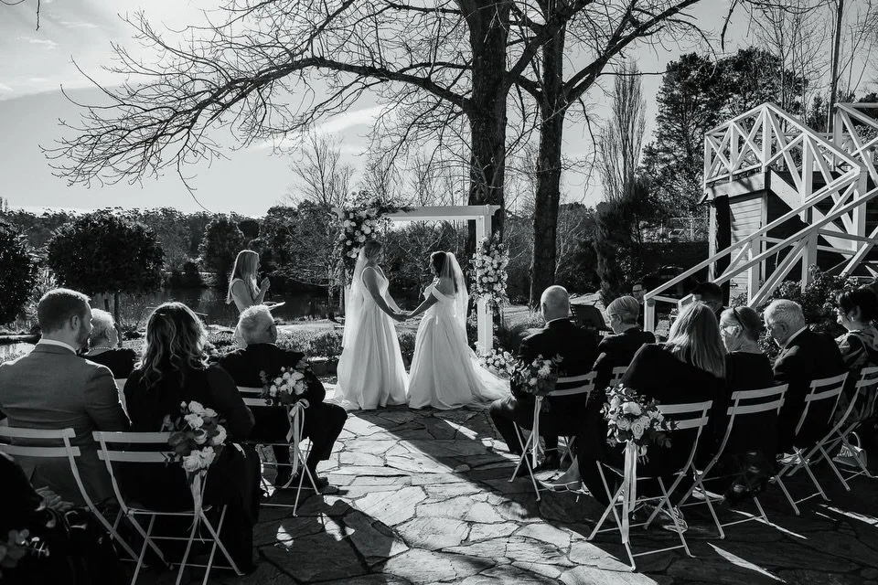 Sarah + Casey ❤️

17 of their closest people gathered around them for a ceremony that celebrated the life they&rsquo;ve created together.

With such an intimate group, there was space to personally welcome every single person there. To say their name