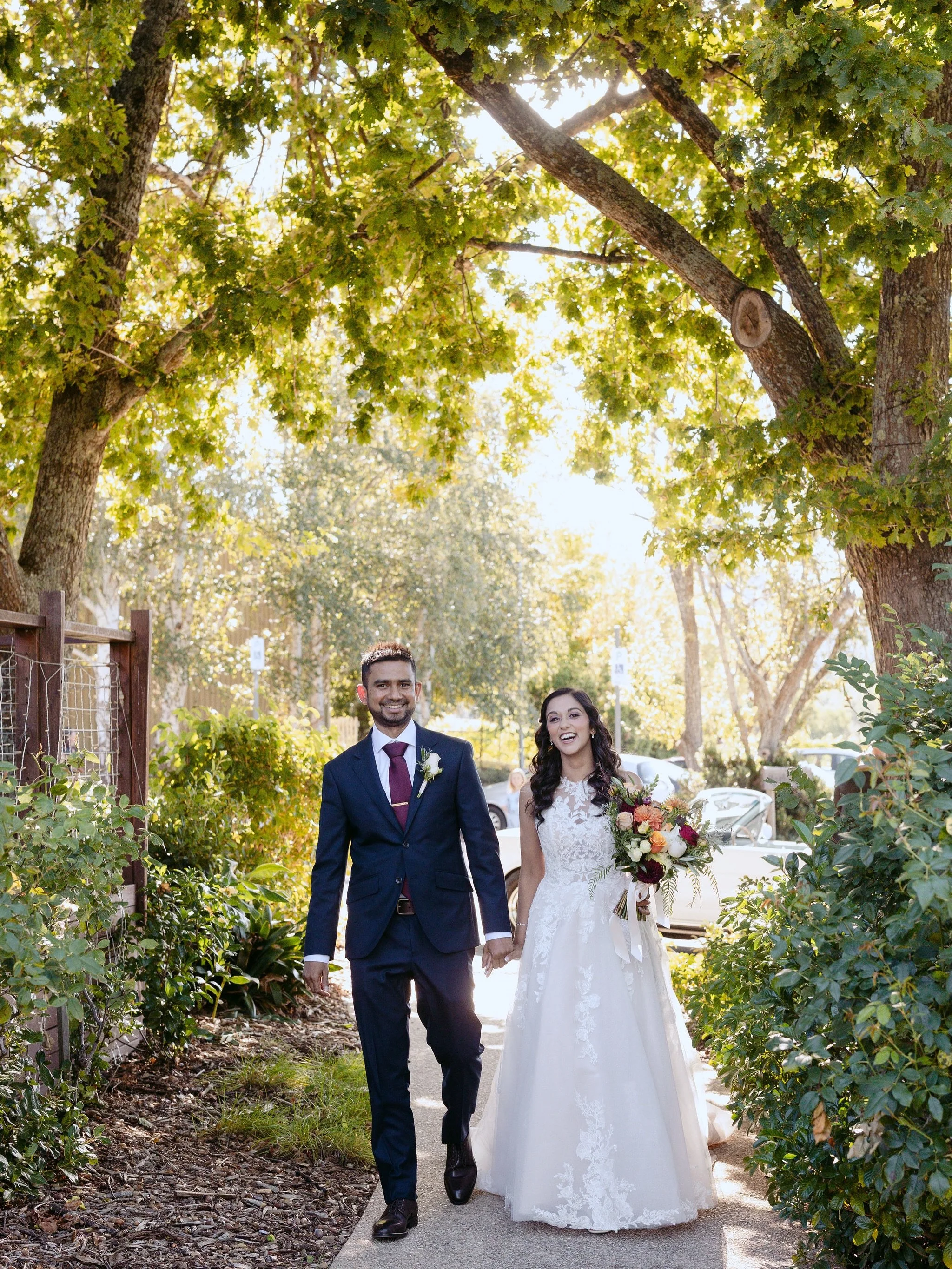 You don&rsquo;t have to get married in front of ALL your family and friends. 
And an elopement doesn&rsquo;t have to mean missing out on the party either. 
You can have both.

Dushan and Manisha arrived together in a convertible (think carefree, love
