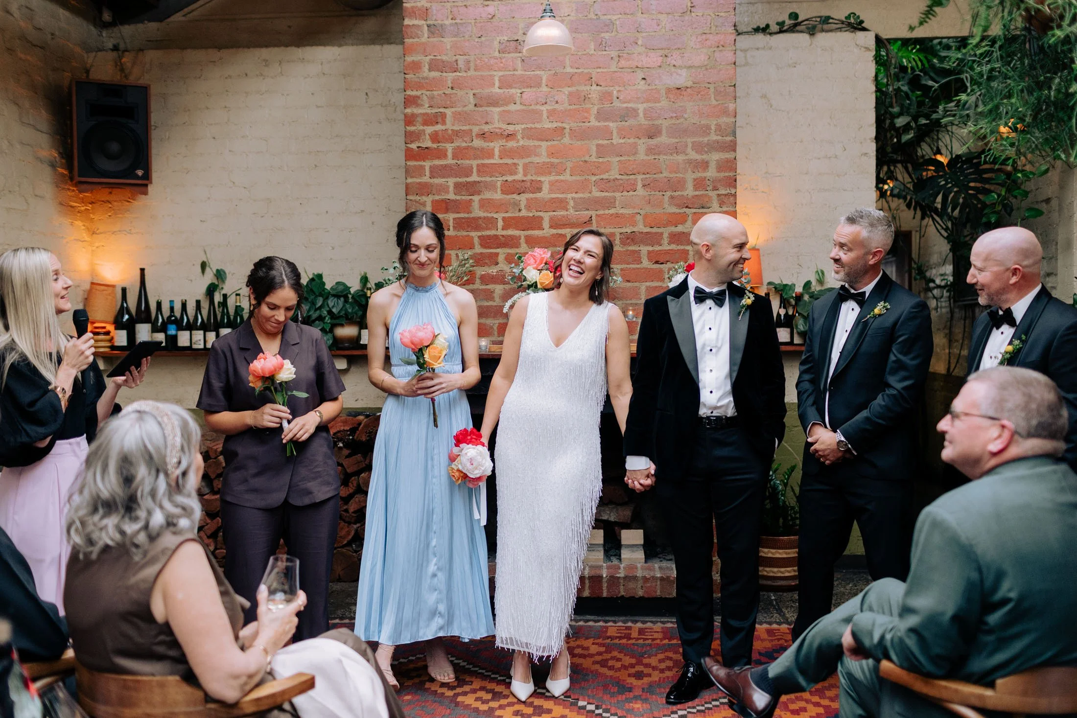 Max and Alex’s Relaxed Wedding Ceremony at Old Palm Liquor, Brunswick East