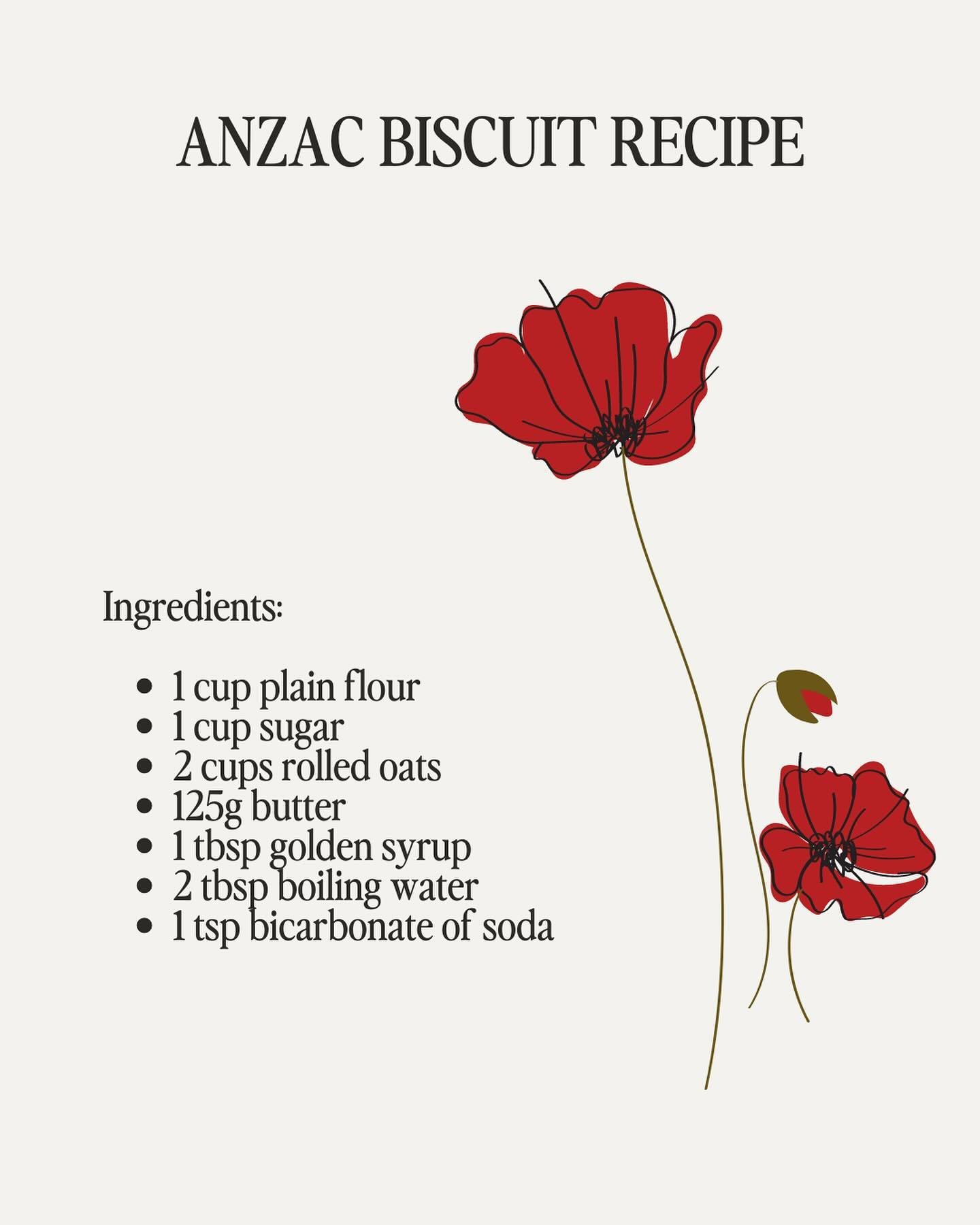 The kids and I made 4 batches of these yesterday and dropped them off to Sam&rsquo;s unit on base. They were a huge hit. All credit to the CWA for this original wartime recipe. 

Lest we forget. 
_____
Anzac Day biscuits military spouse proud Austral