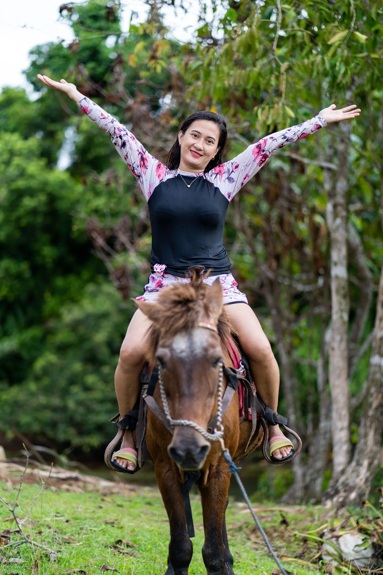 Horse backriding
