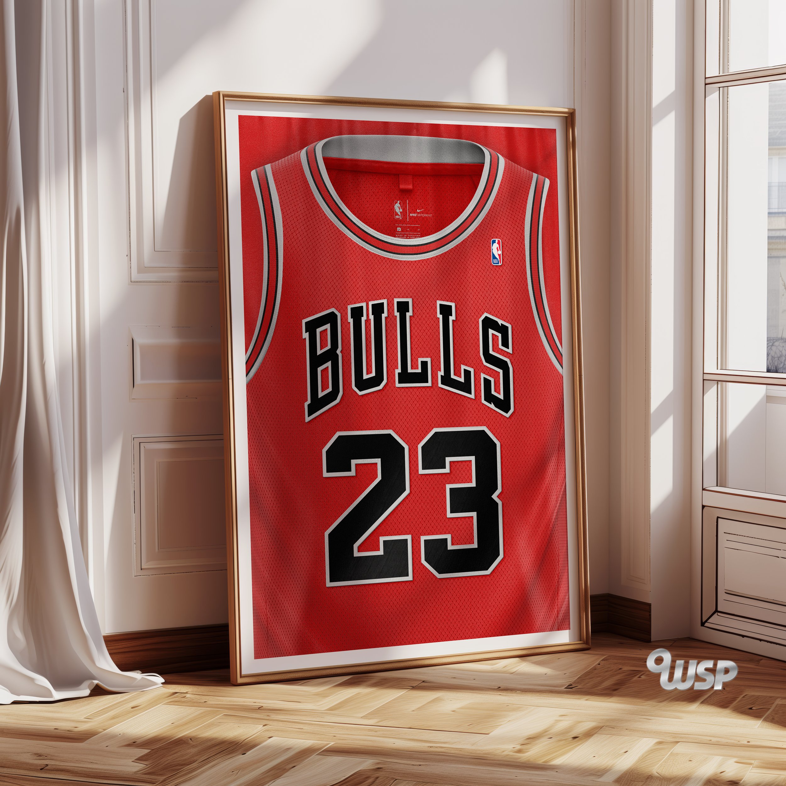 Michael Jordan Poster – Michael Jordan Jersey – Chicago Bulls Print – NBA Fans – NBA Poster – Basketball Print – Basketball Gift
